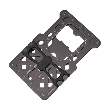 Nite Ize Financial Tool RFID Blocking Wallet Black | 10-in-1 Multi-Tool View 2