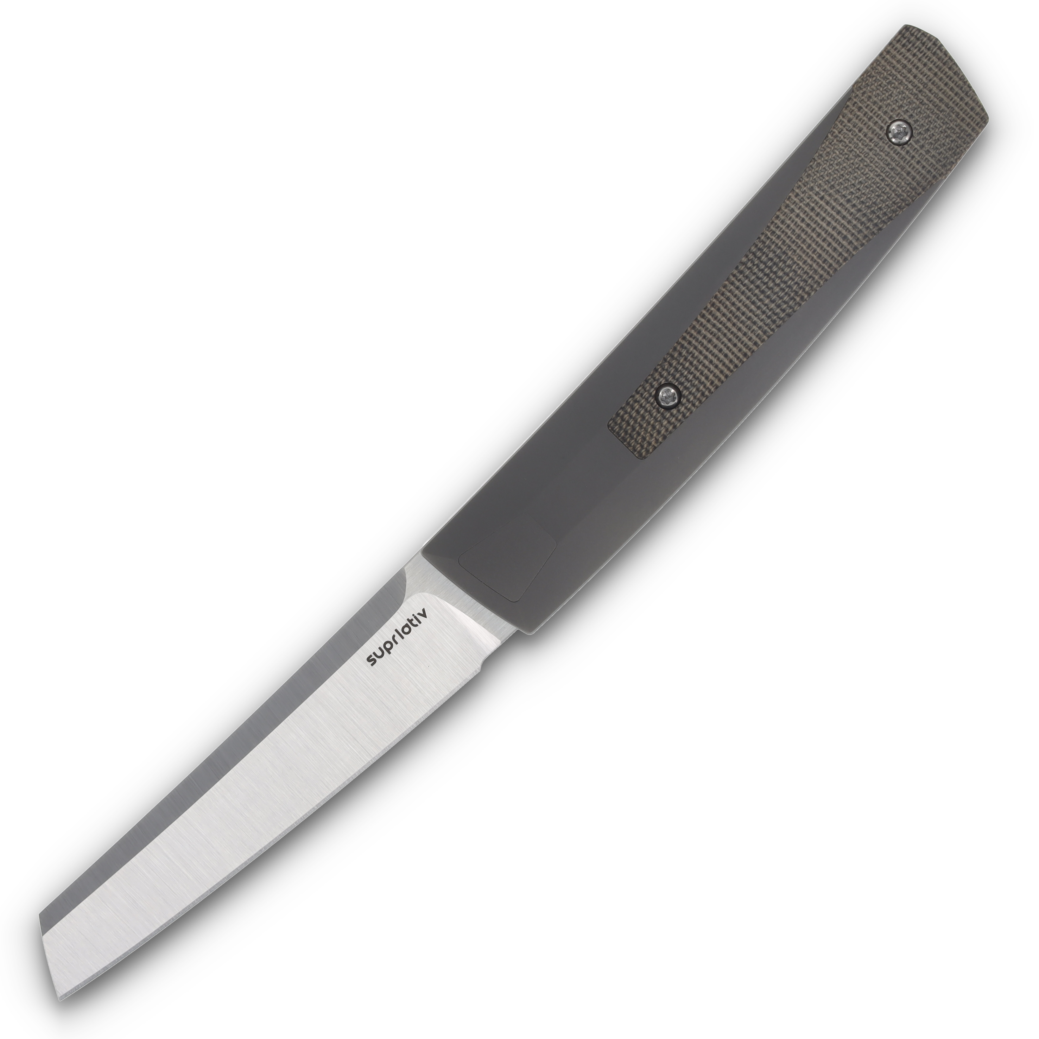 Suprlativ Tirant Dark Blast and Green 3 Inch Plain Satin Wharncliffe TIRTDBGM View 1