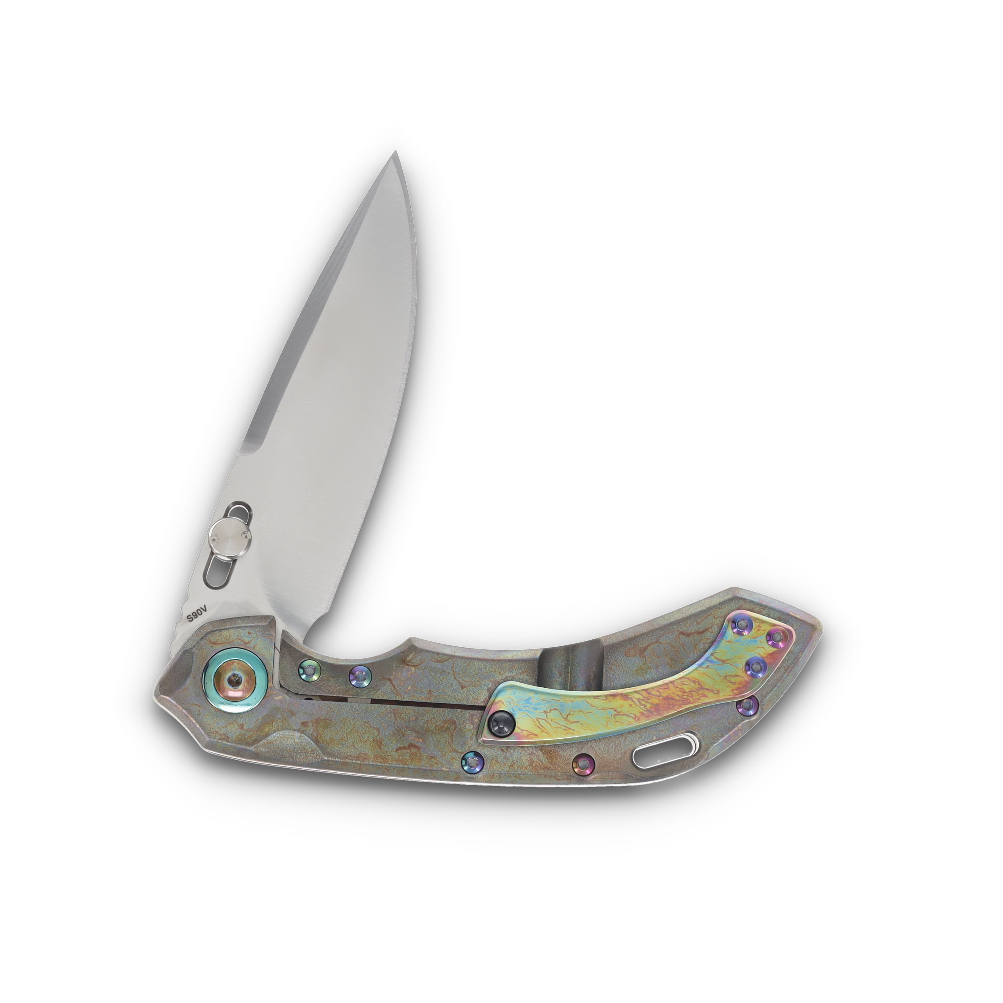 Olamic Wayfarer 247 Folding Knife Satin Purist Neontropic View 4