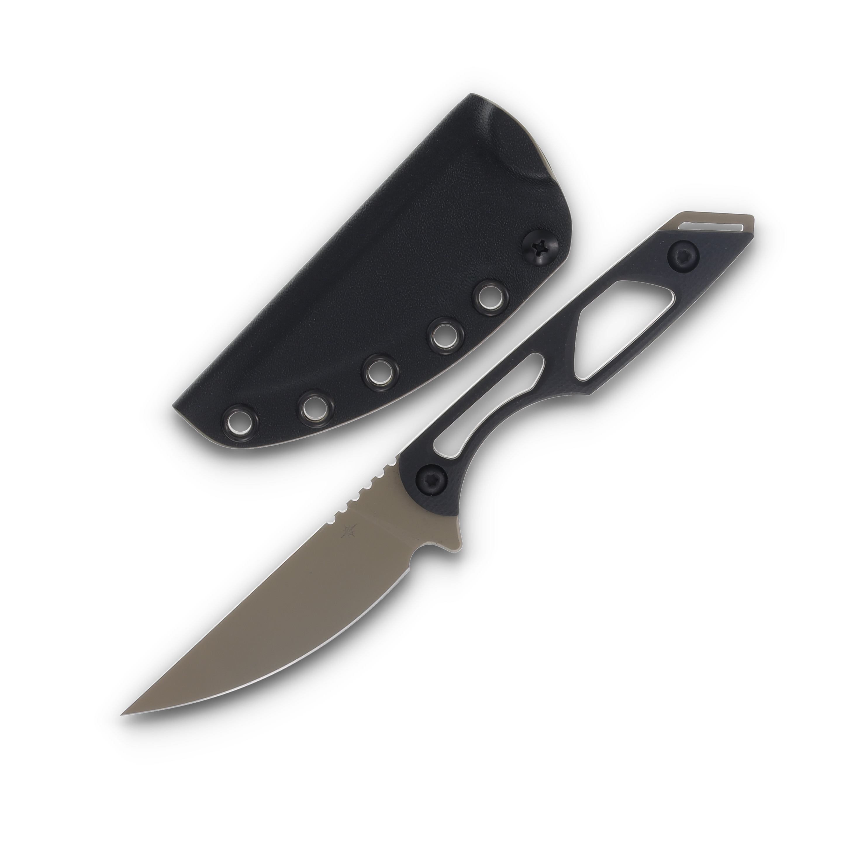 Toor Willow Fixed Blade Knife Canyon Drab Handle with Sheath WILLOWCD View 1