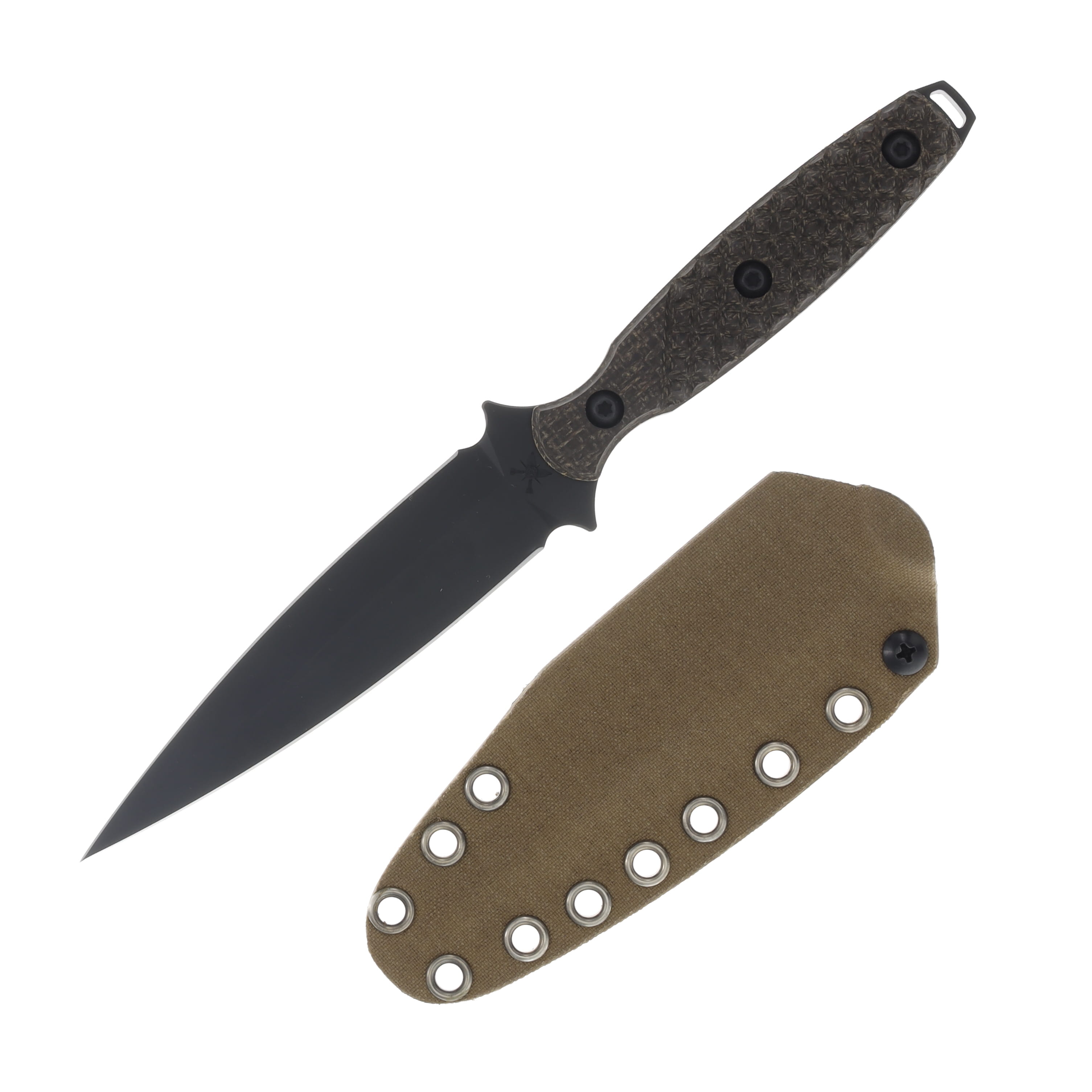 Toor Knives Allied Coll. Specter Fixed Blade ODG Micarta 4.75” KG Gunkote Dagger SPECTERA View 1