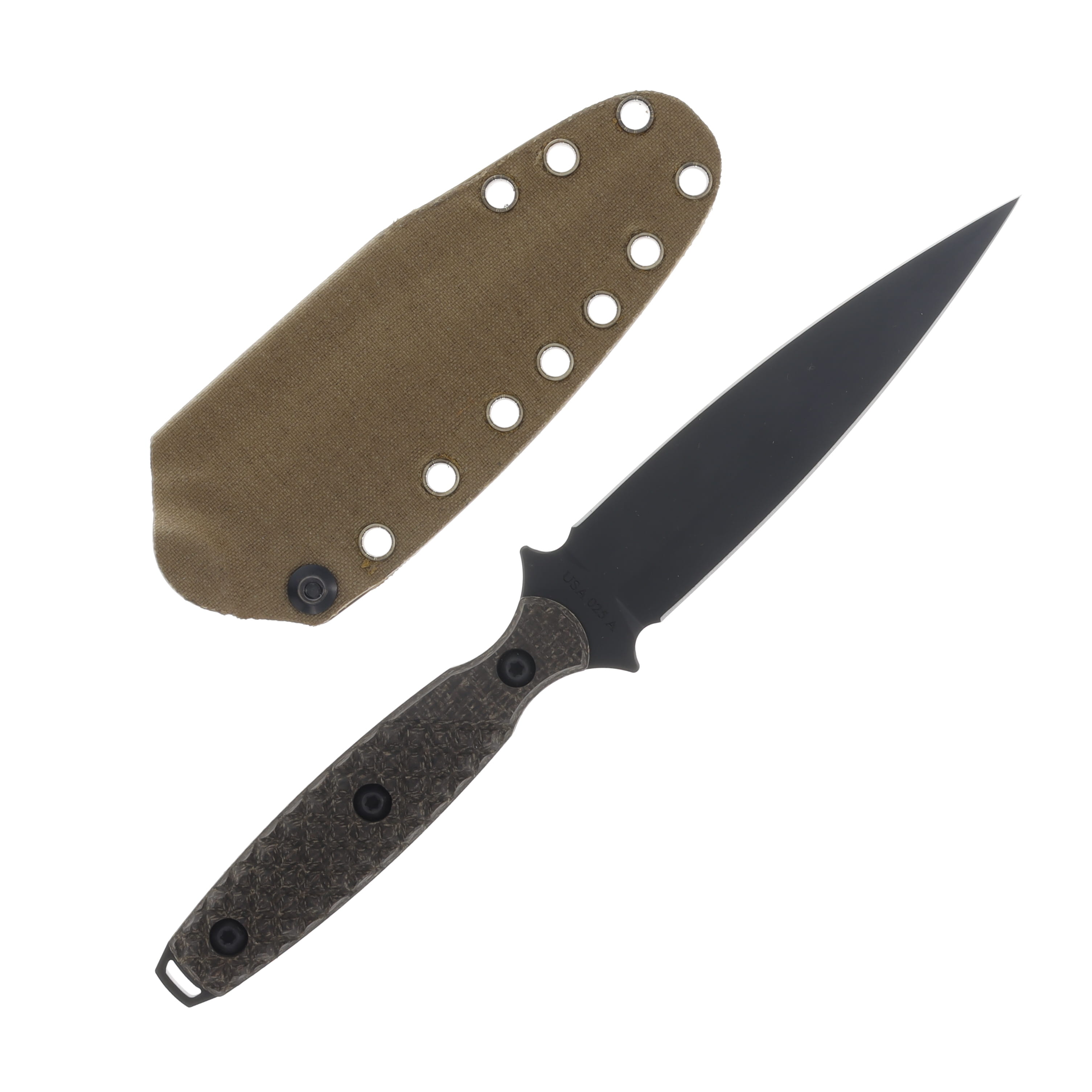 Toor Knives Allied Coll. Specter Fixed Blade ODG Micarta 4.75” KG Gunkote Dagger SPECTERA View 2