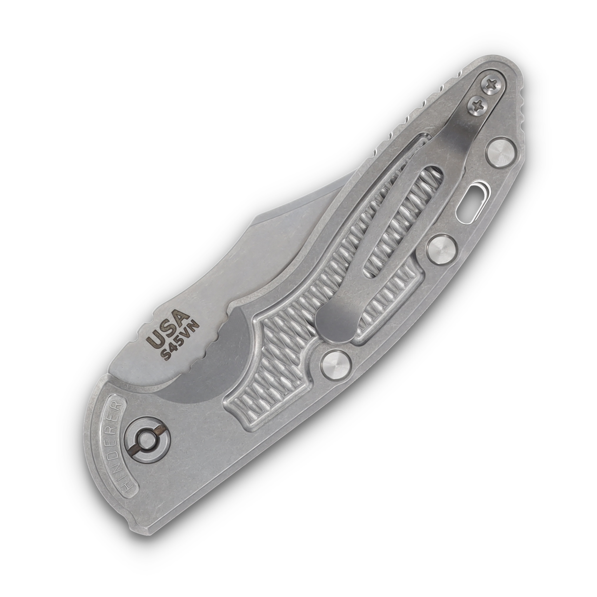 Hinderer Auto XM-18 Bowie Stonewash KAXM35BOSW View 4