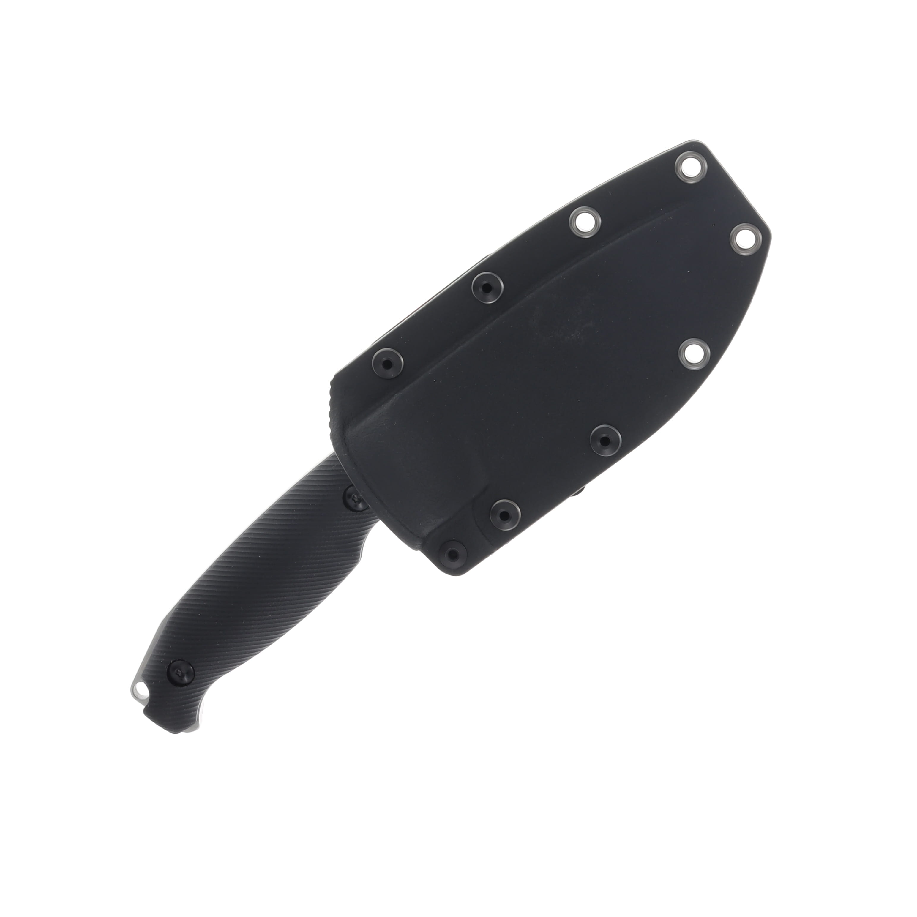 Ruike Jager F118B Fixed Blade Knife Black 4.33in Stonewash Drop Point Blade RUPF118B View 4