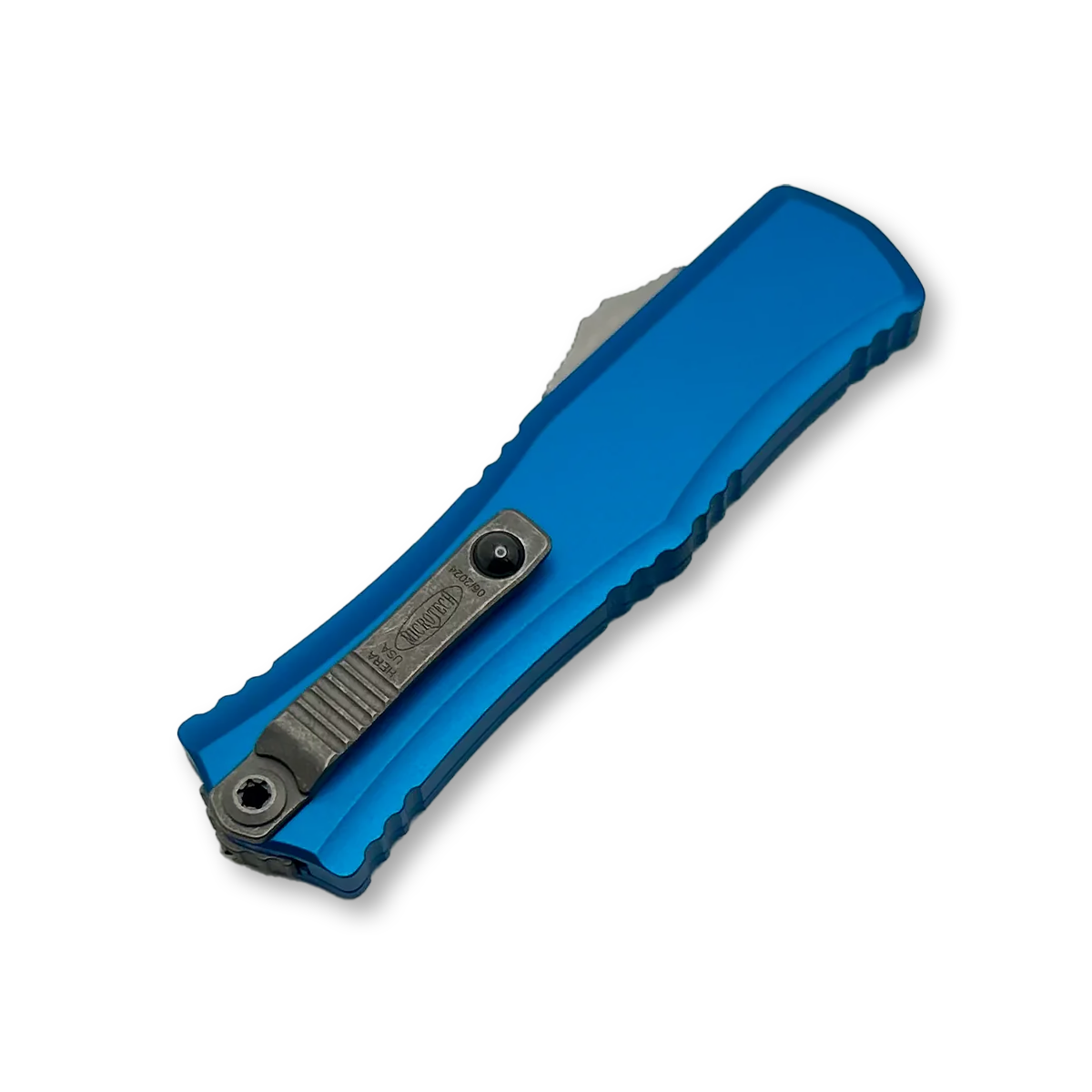 Microtech Hera II Mini Recurve Blue Apocalyptic Standard View 2