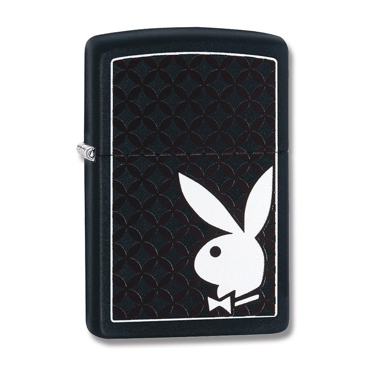 Zippo Playboy Black Matte Lighter ZP29578 - Smoky Mountain Knife