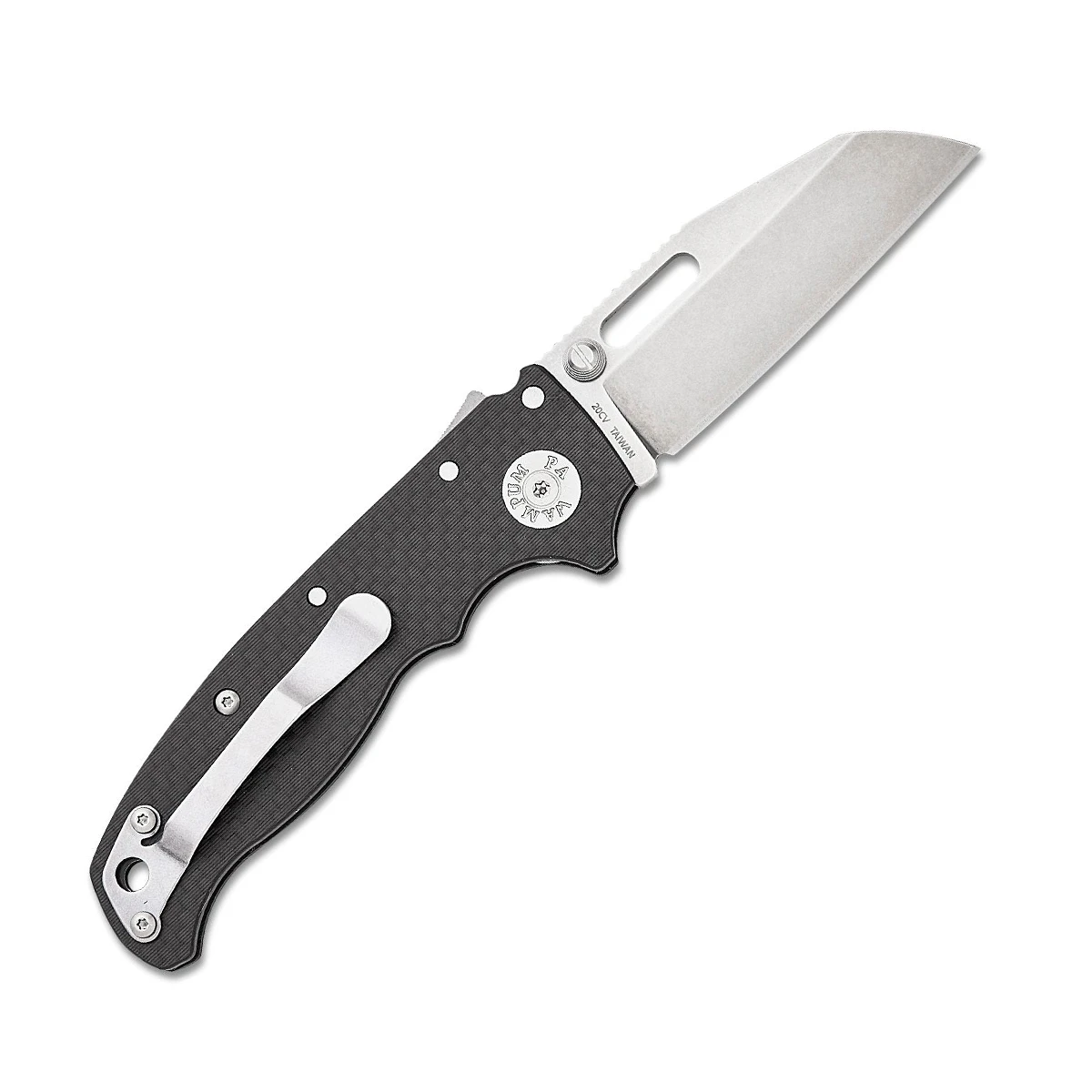 Demko AD20.5 Shark Lock Folding Knife 3in Shark Foot Blade 205-20CV-CARBON-SF View 2