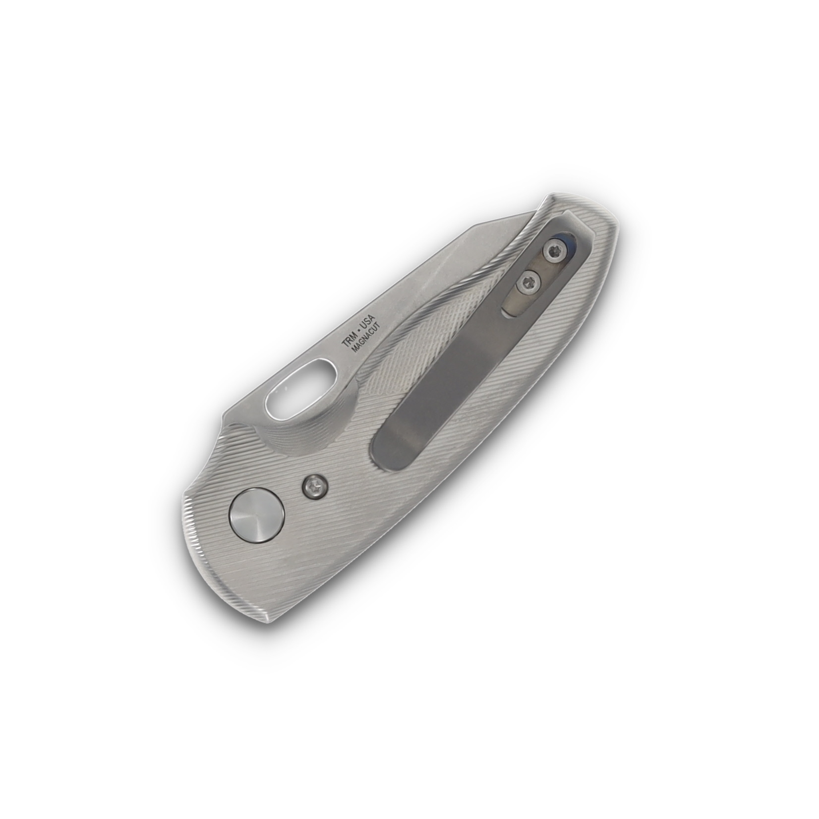 Three Rivers Nerd Folding Knife 3D Contoured Titanium DLR-NERDTI3D View 6
