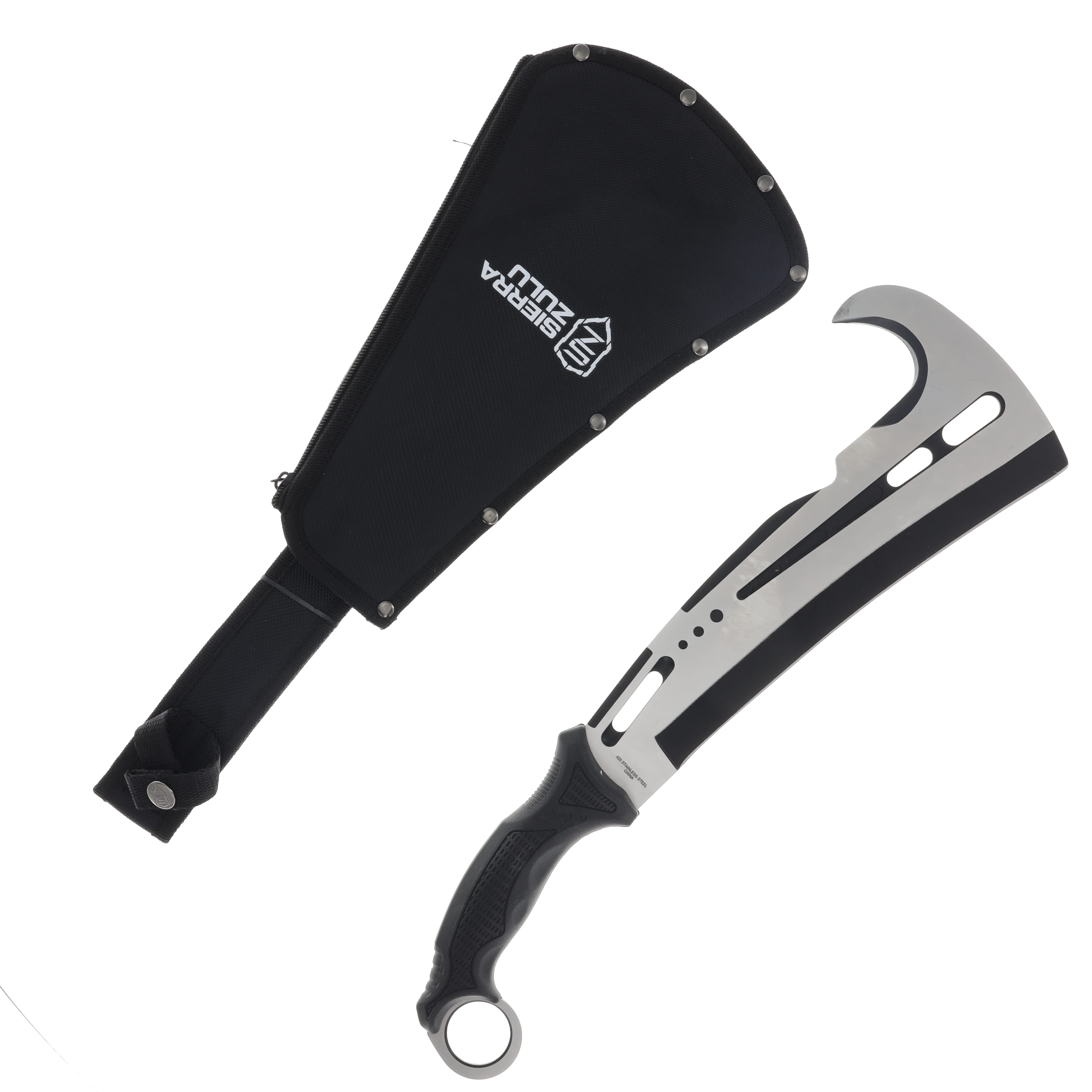 Sierra Zulu 10.75in Two-Tone Clawhook Machete SZ-5601CP View 2