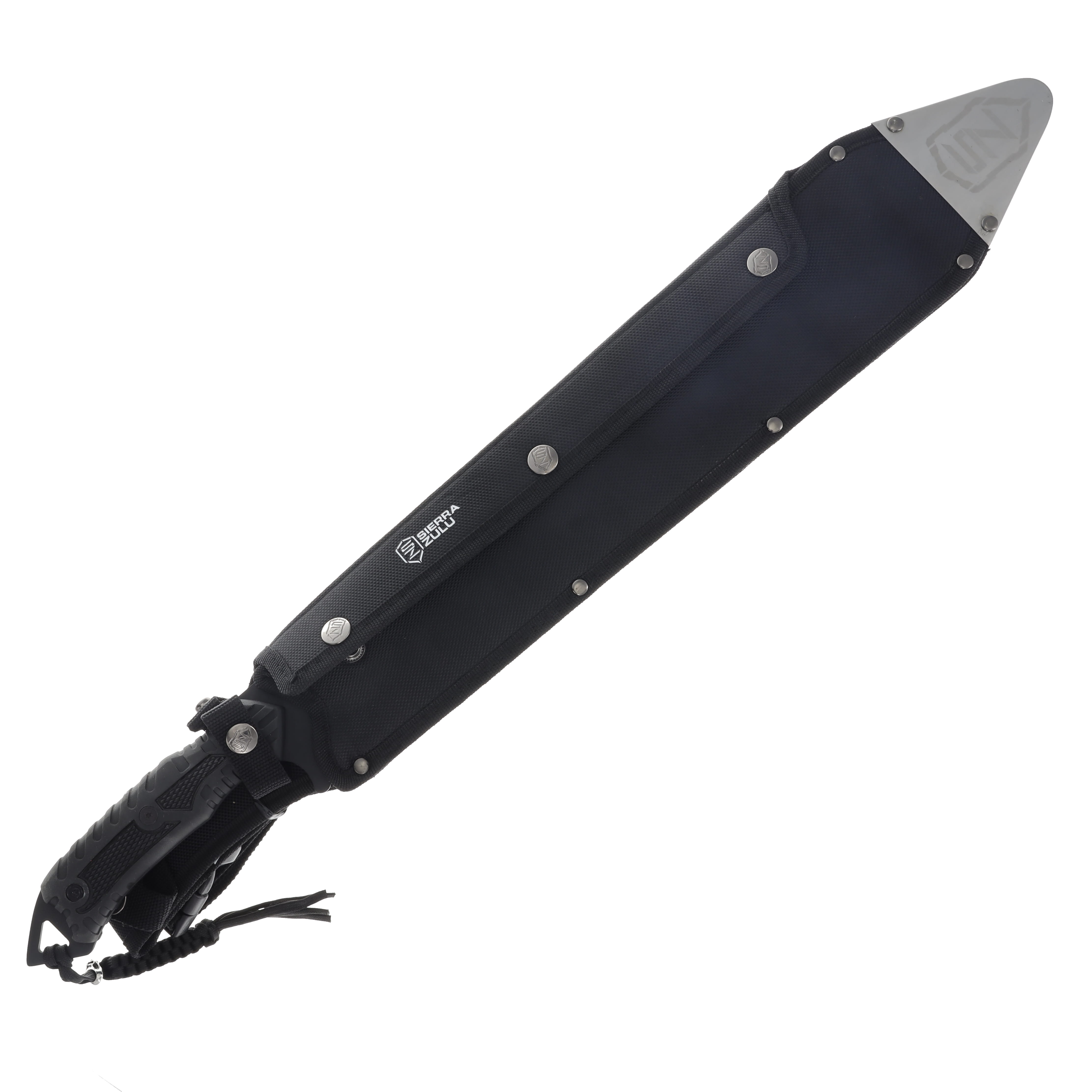 Sierra Zulu 24 Inch Trident Machete Clampack SZ-5606CP - Smoky