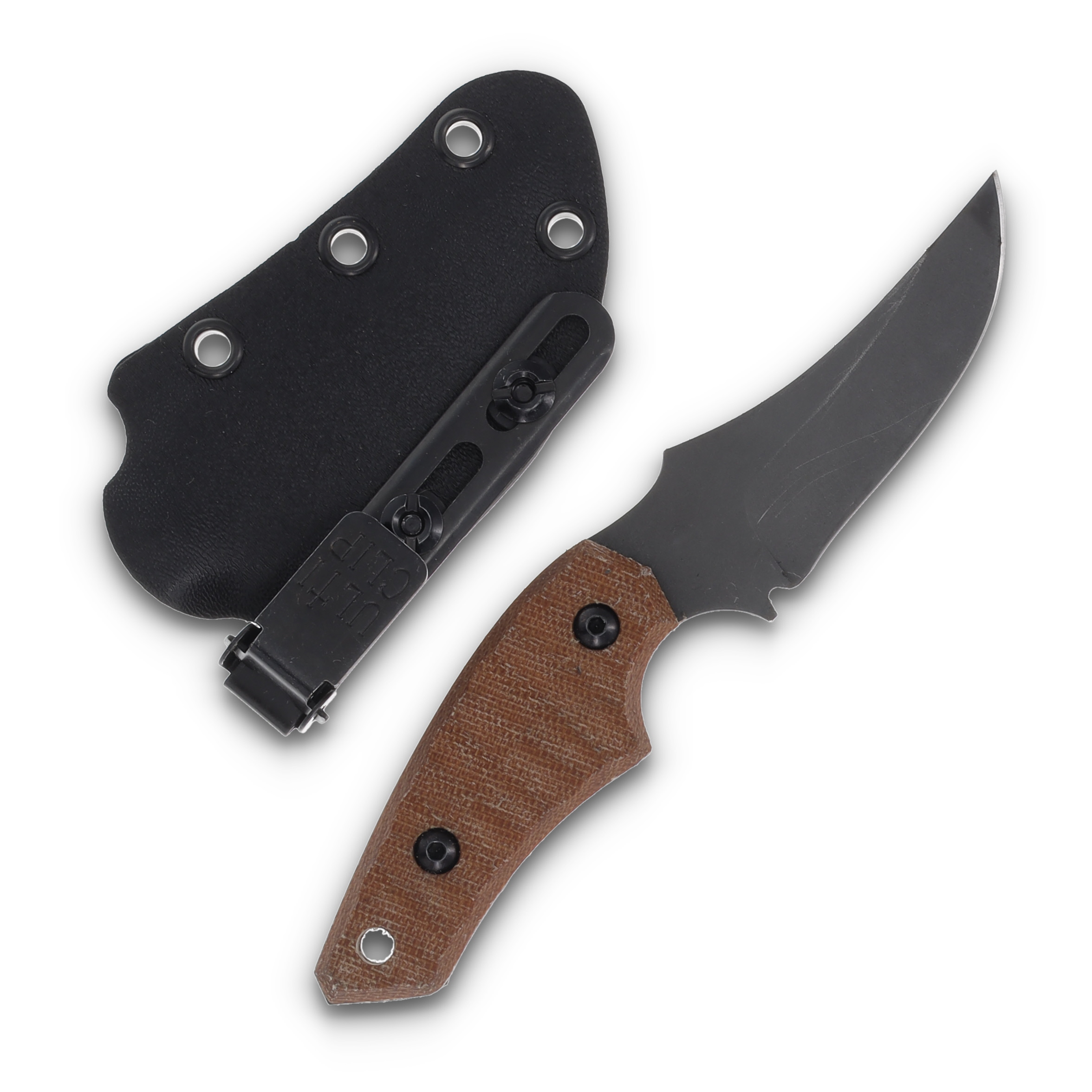 Jackalope Knives Chupacabra Fixed Blade Knife Natural Stonewash JK008N View 2