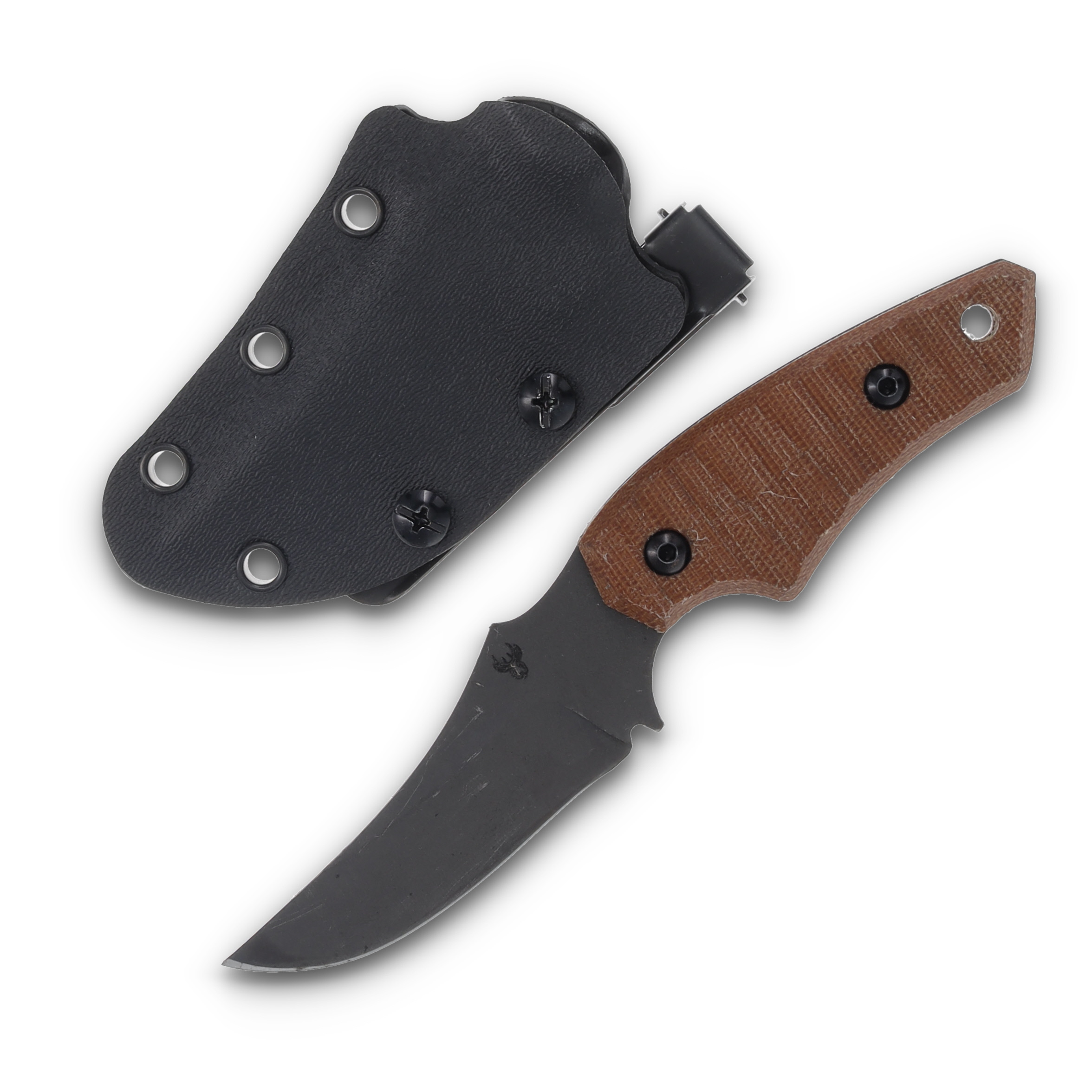 Jackalope Knives Chupacabra Fixed Blade Knife Natural Stonewash JK008N View 1