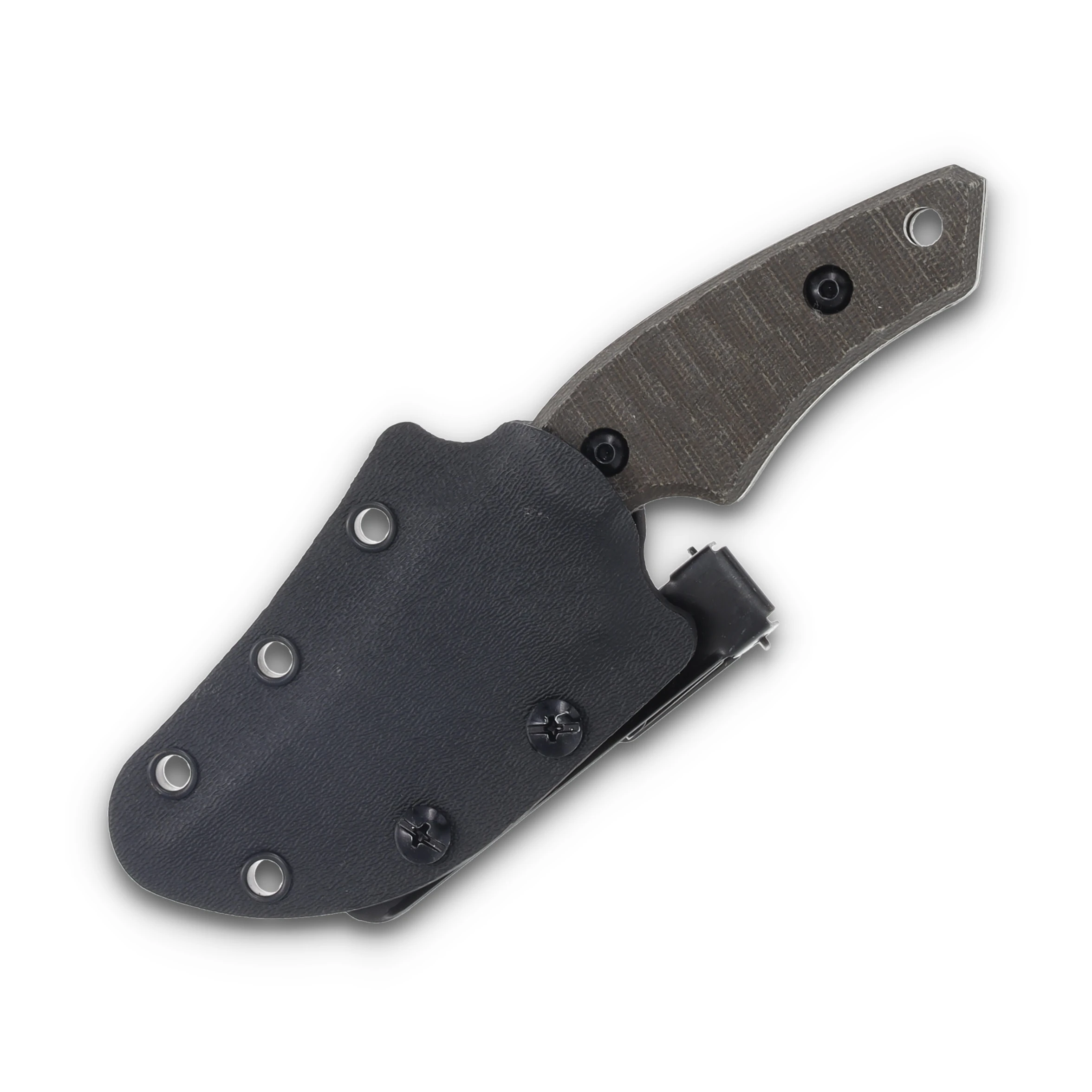 Jackalope Knives Chupacabra Fixed Blade Knife Green Stonewash JK008G View 8