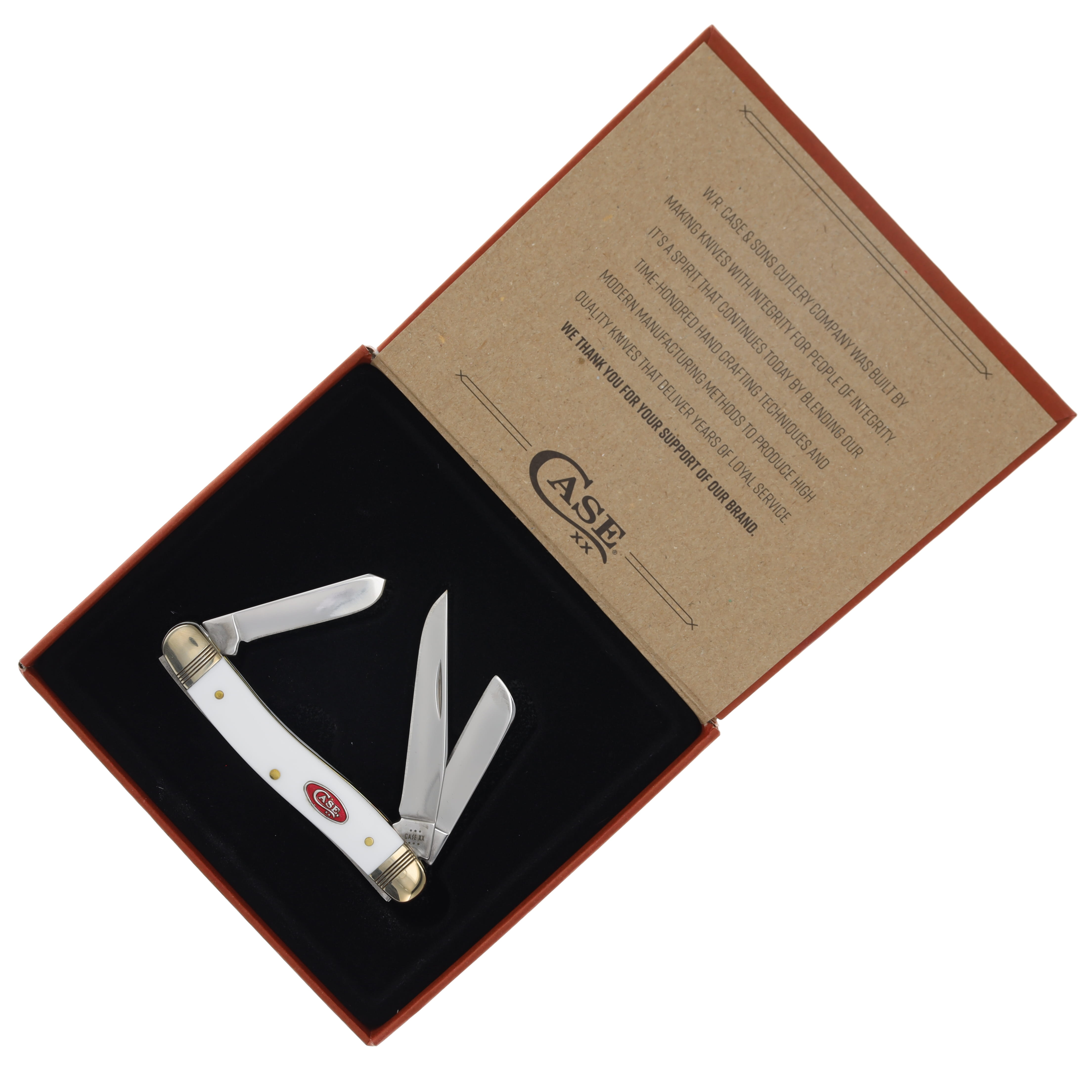 Case XX White Smooth Synthetic Red SparXX Medium Stockman with Cigar Box CA10788 View 5