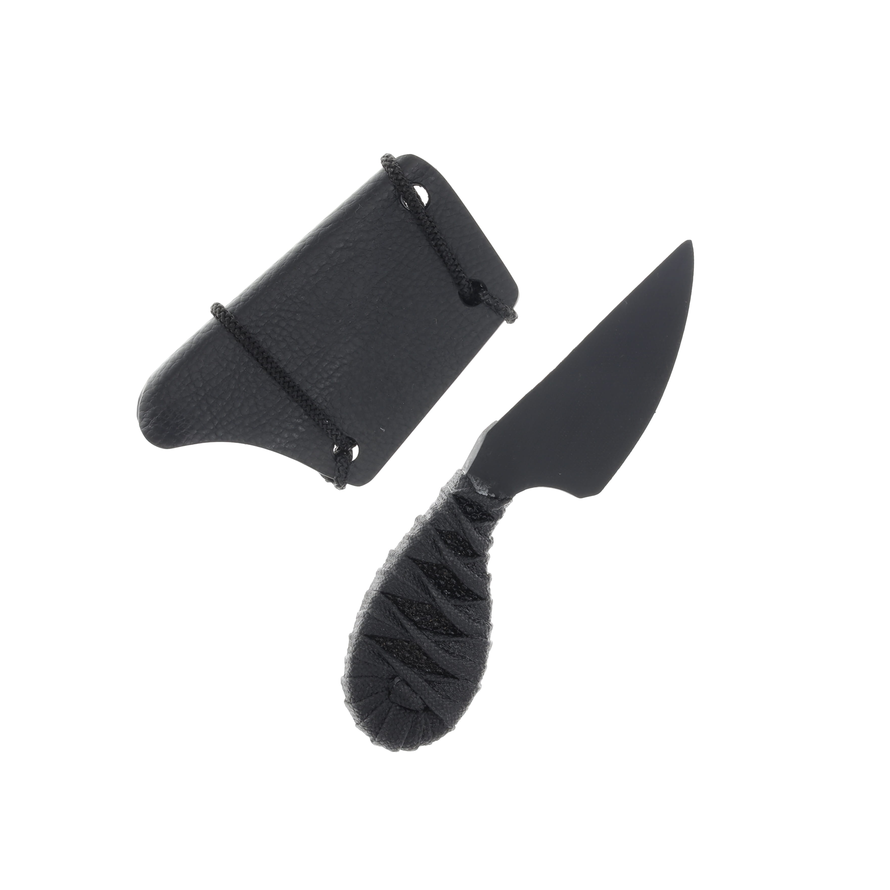 Revenant Corps Grosbeak Fixed Blade Knife Rayskin Tsukomaki Handle GRBK-TSU-RAY-BLT-CLP-RYS-NDR View 2
