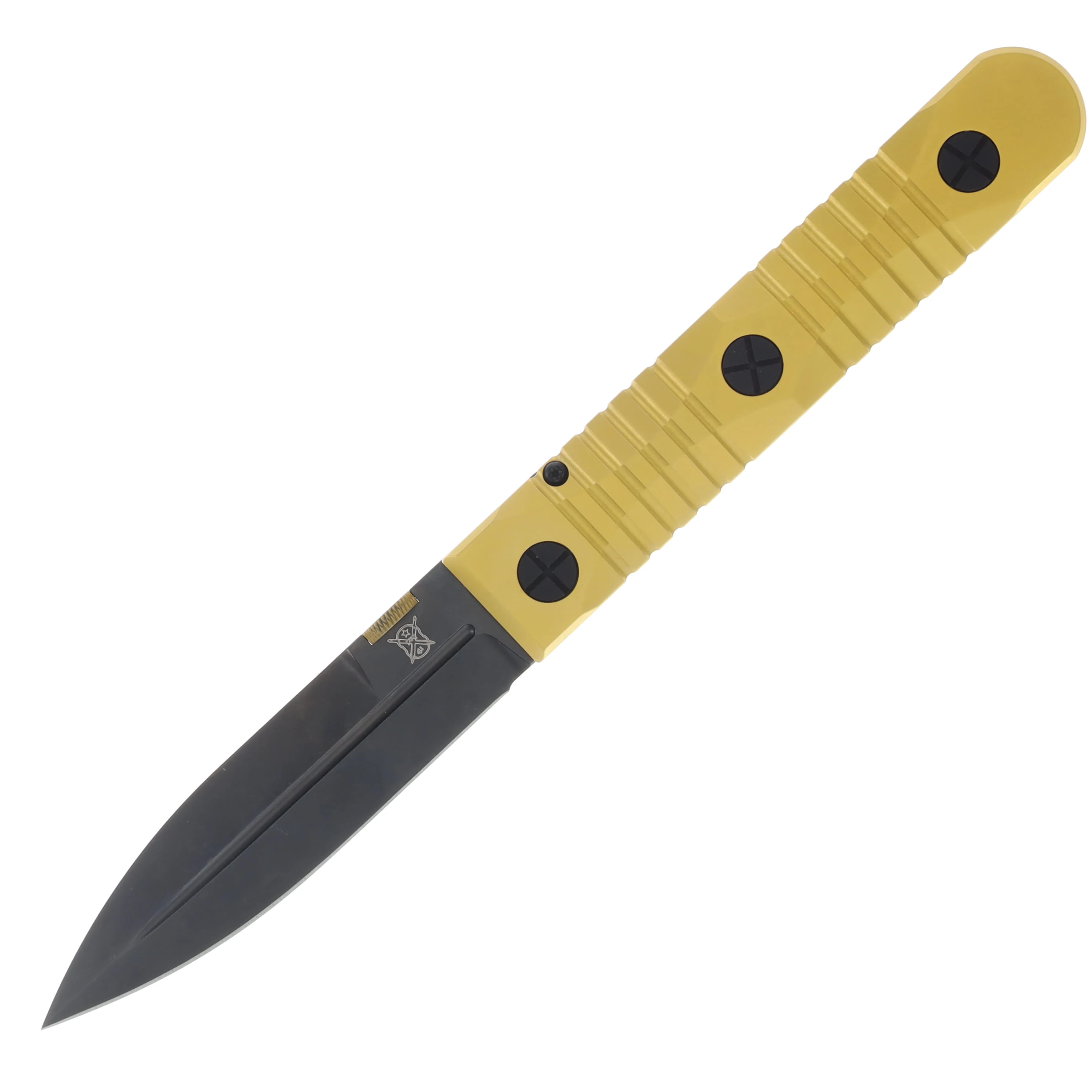 Elishewitz Les George Ek Integral Folder Dagger Brass ECKIDGGD View 1