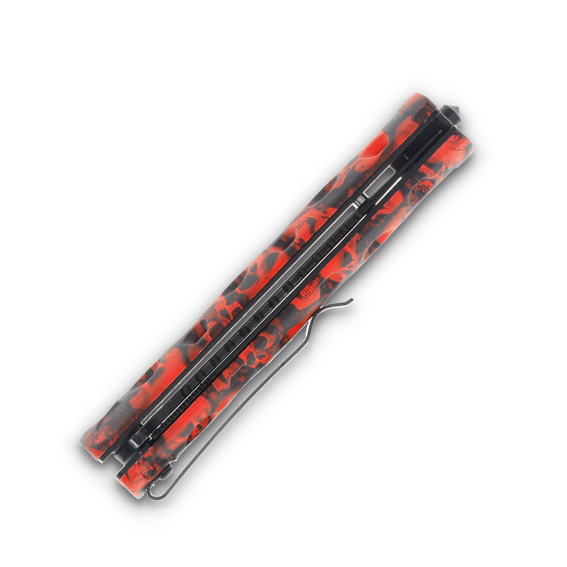 Szco Trump Forever Red Skull Folding Knife 4.75in Closed TR-0325RD View 8