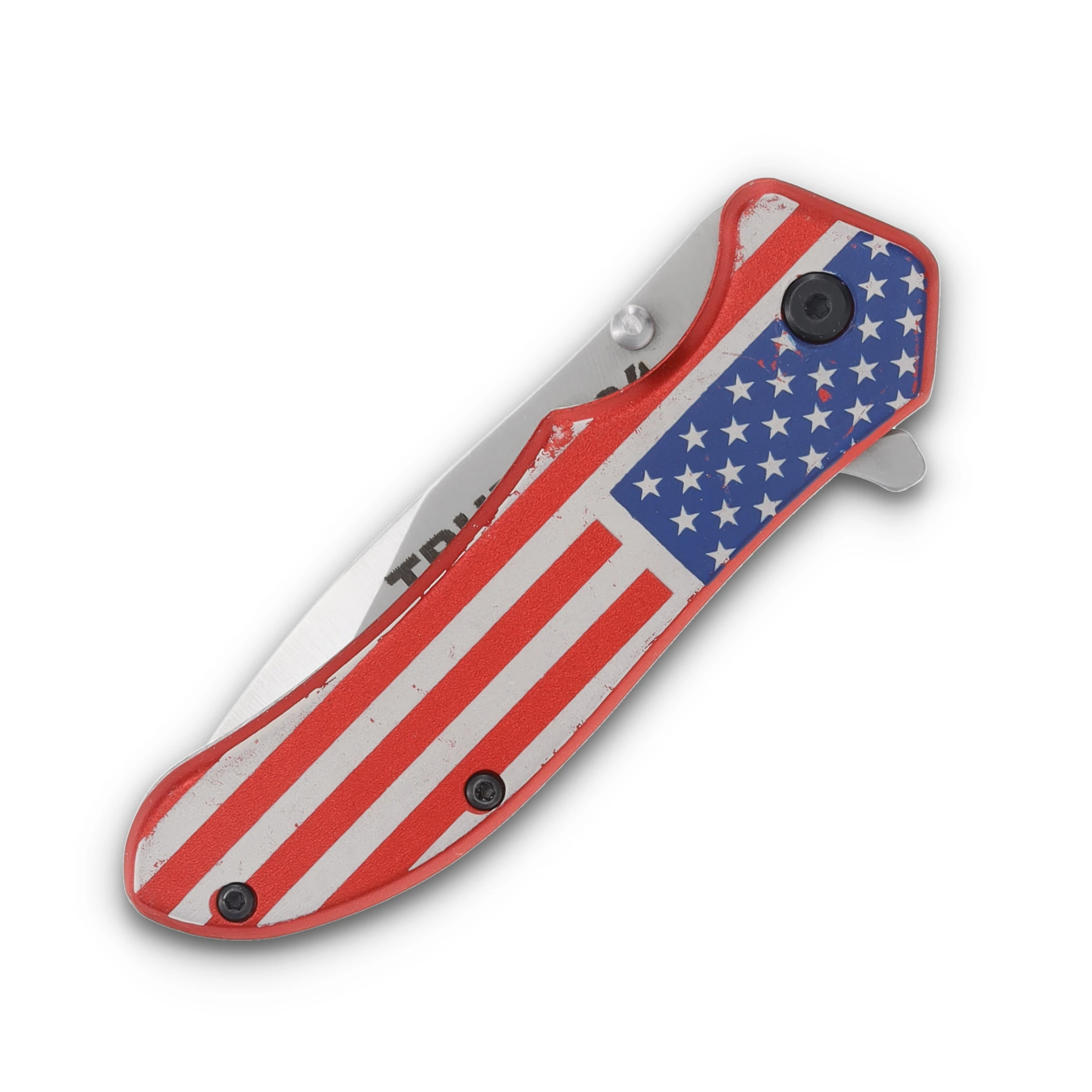 Trump 2024 You Missed American Flag Folding Knife 4.5in Closed TR-0406US View 5