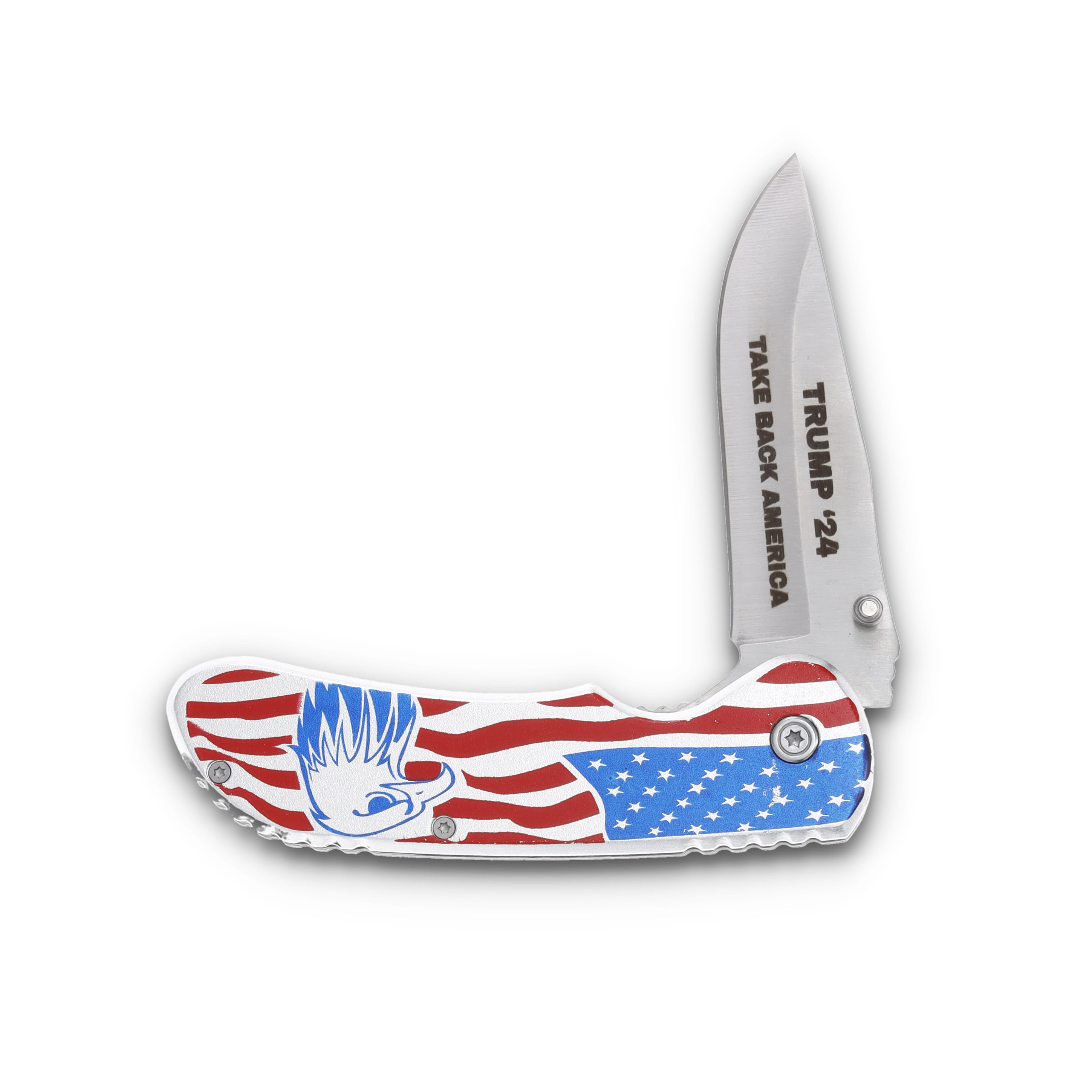 Trump 2024 Take Back America Bald Eagle Folding Knife 4.5in Closed TR-0443 View 3