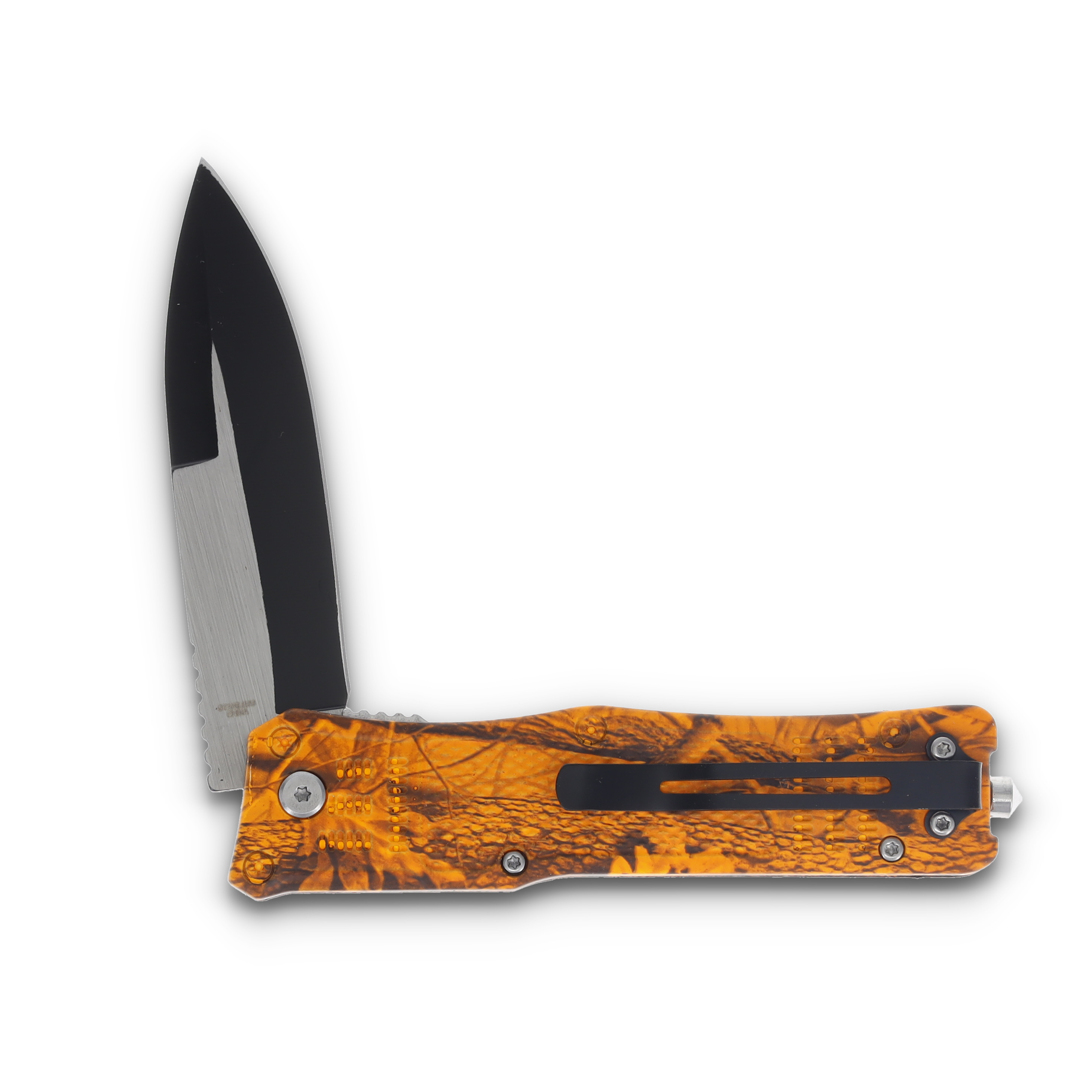 Trump 2024 Keep America Great Orange Camo Folding Knife 4.75in Closed TR-0513OC View 4