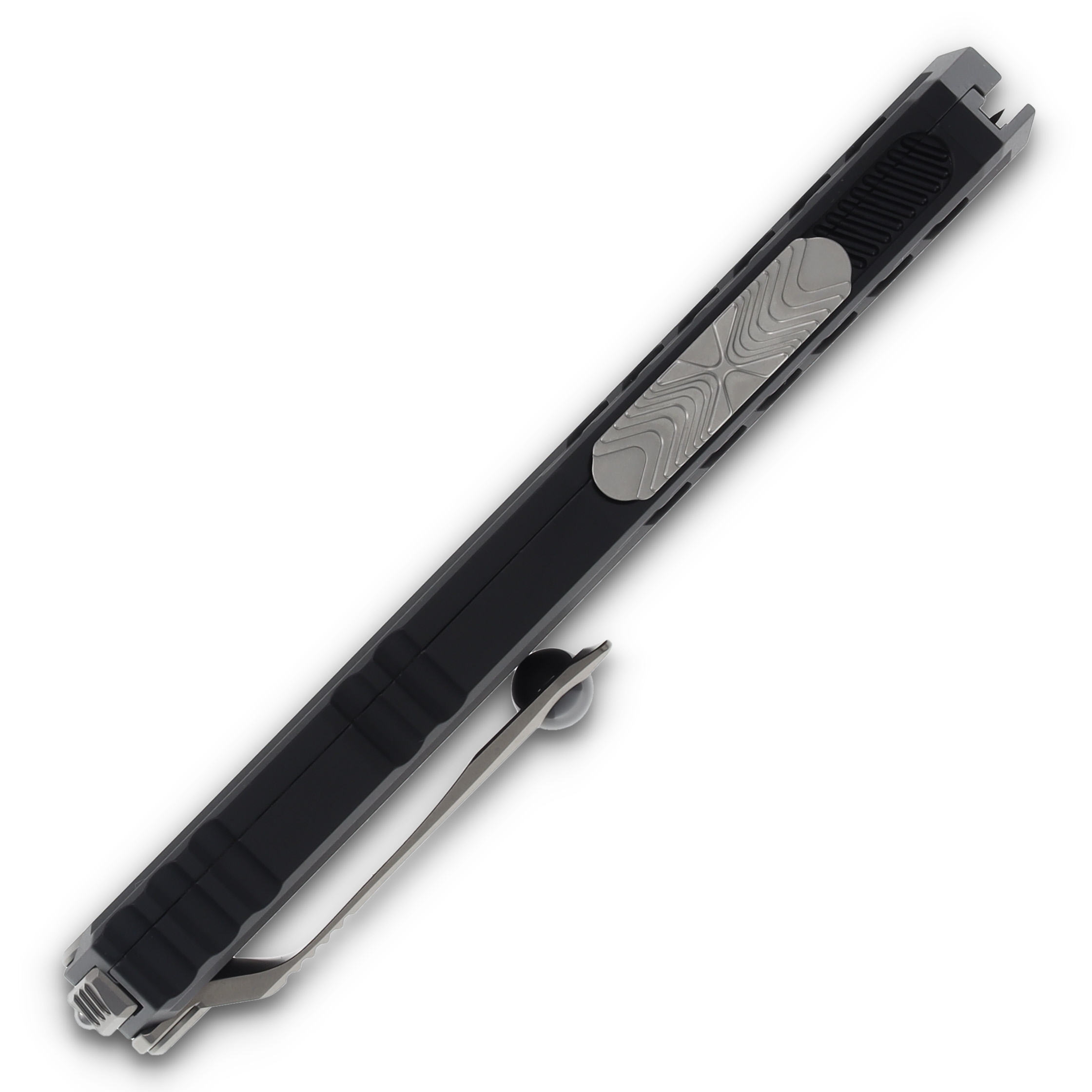 Microtech Cypher II Out-the-Front Automatic Knife Stonewash D/E AUMT124210 View 5