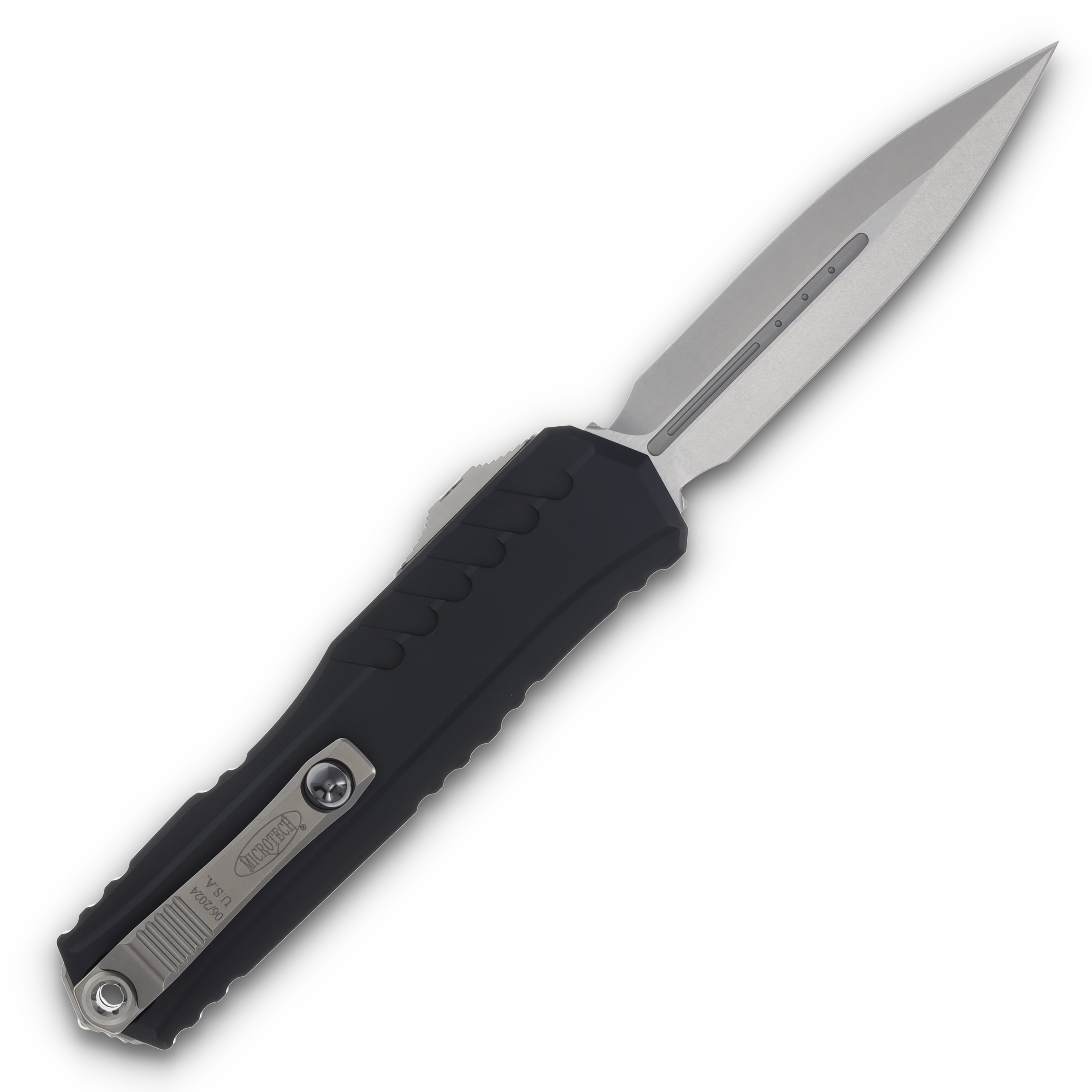 Microtech Cypher II Out-the-Front Automatic Knife Stonewash D/E AUMT124210 View 2