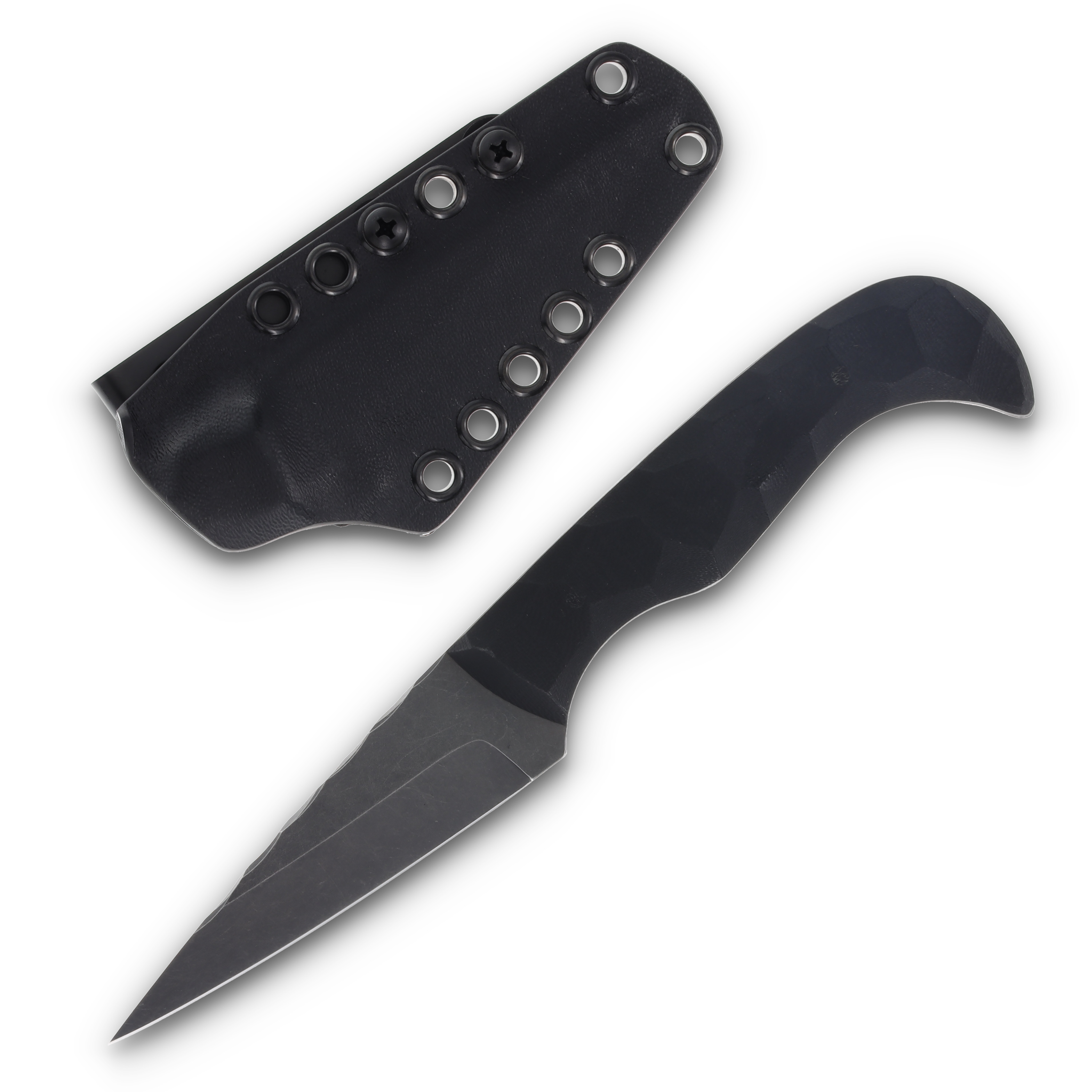 Auxiliary Manufacturing Karl Black G-10 with Kydex Sheath AMKARLBLG10 View 1