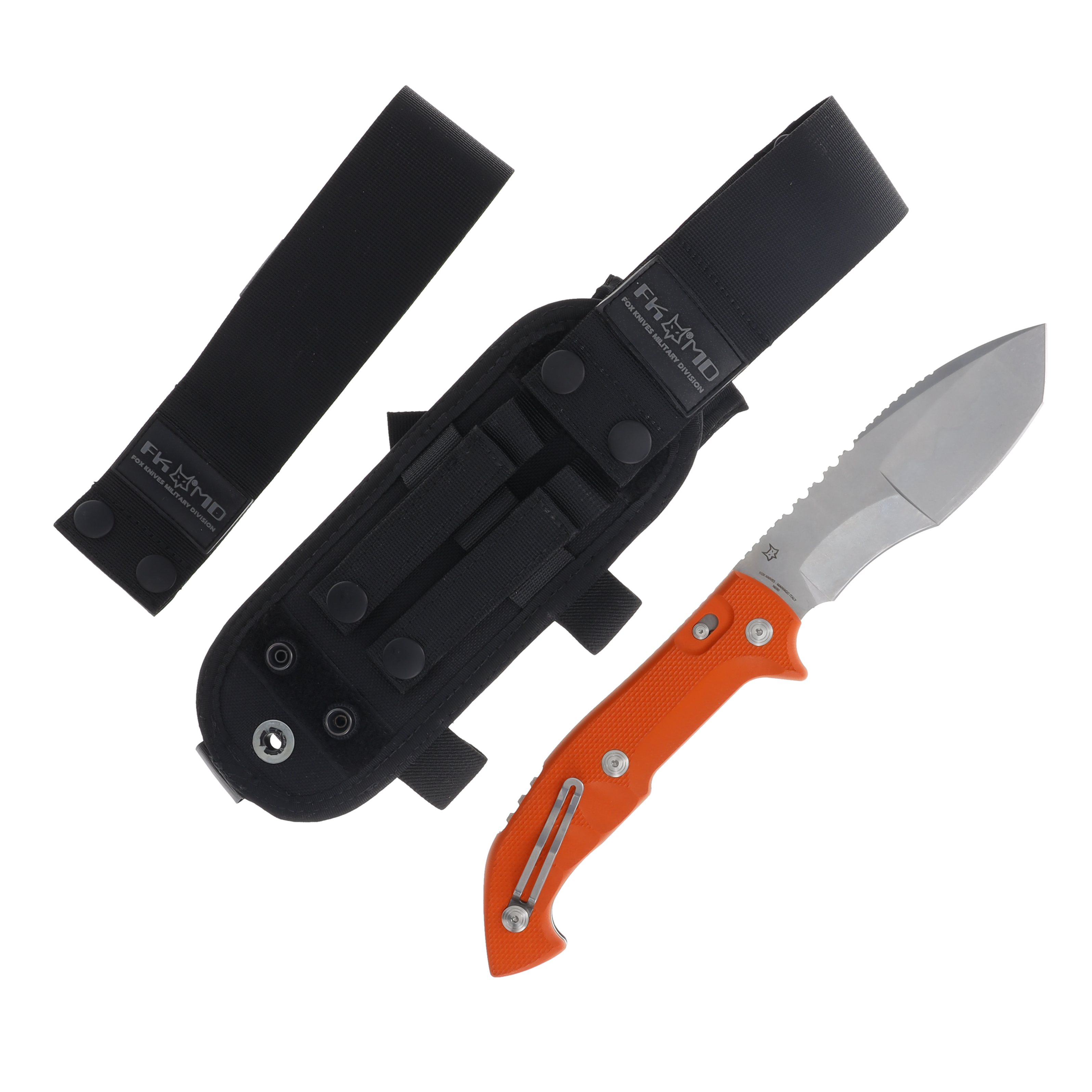 Midgards Messer Tracker Orange MM-TRAK-ORN-FLD View 2