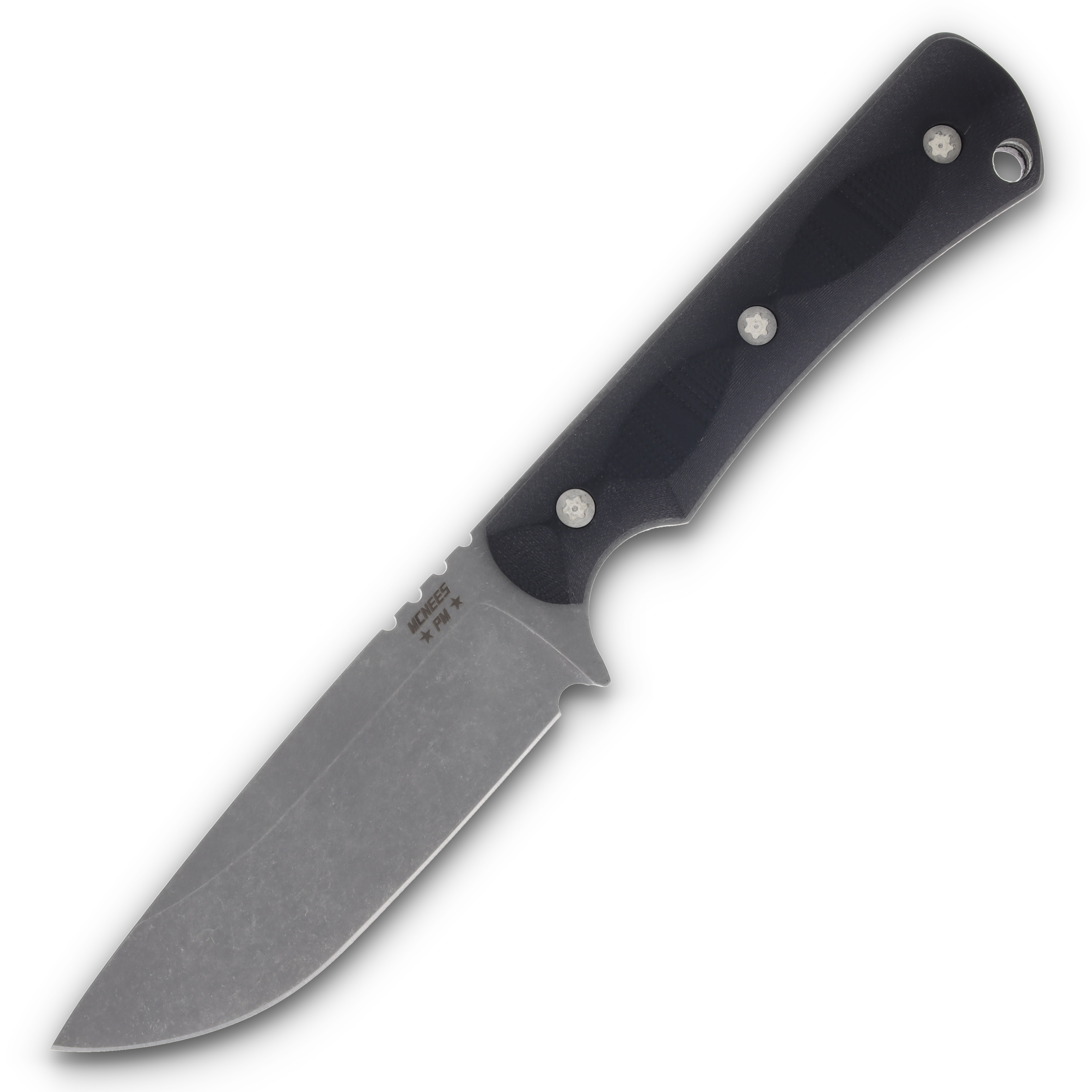 McNee's Ridge Runner Fixed Blade Knife Atomic/Black G-10 MACNPMRDGRNNRFBBG10 View 3