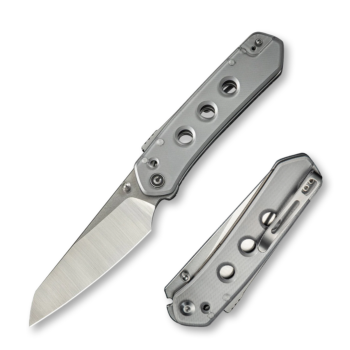 CIVIVI Vision FG Polished 3.54 Inch Plain Satin Reverse Tanto C22036-7 View 1