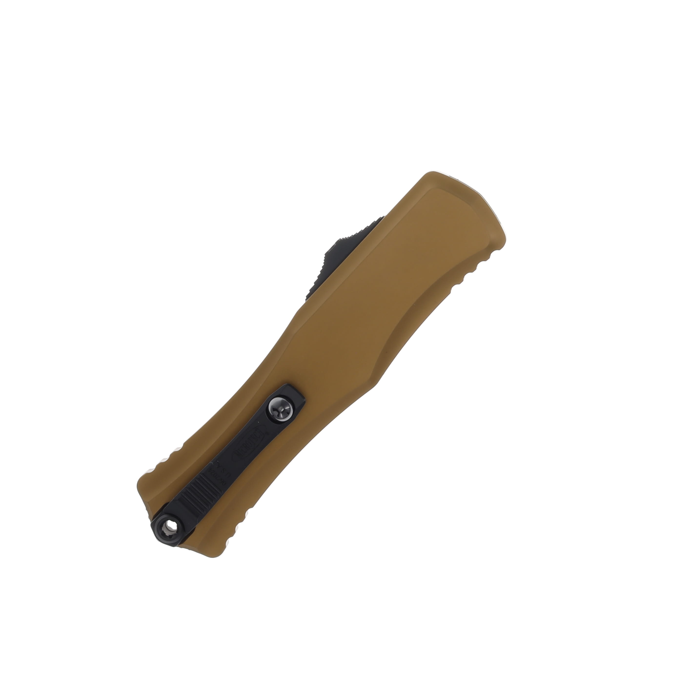 Microtech Hera II OTF Automatic Tan Standard 3in Plain Recurve AUMT17051TA View 2