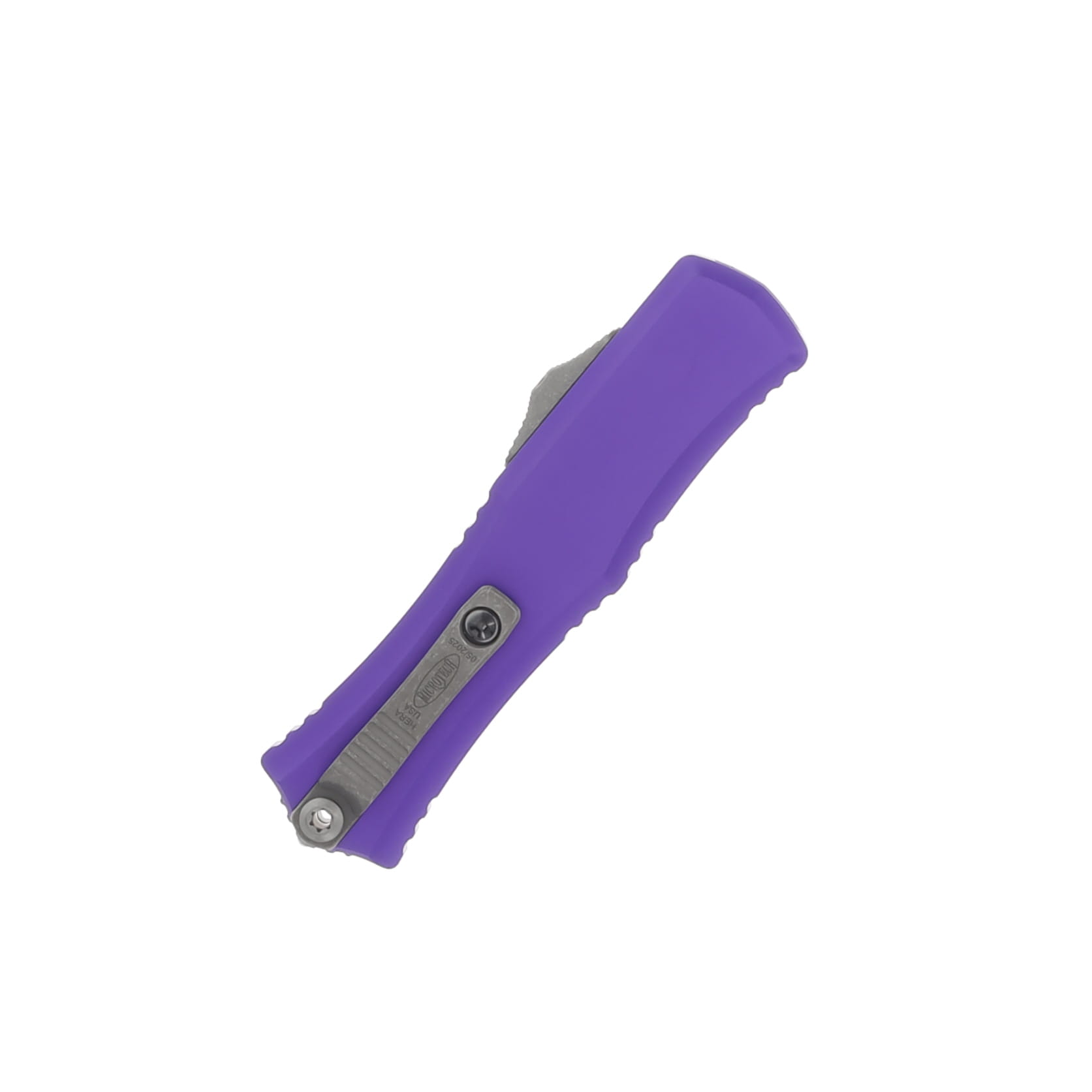 Microtech Hera II Mini OTF Auto 3in Recurve Purple Apocalyptic Standard AUMT1705M10APPU View 3