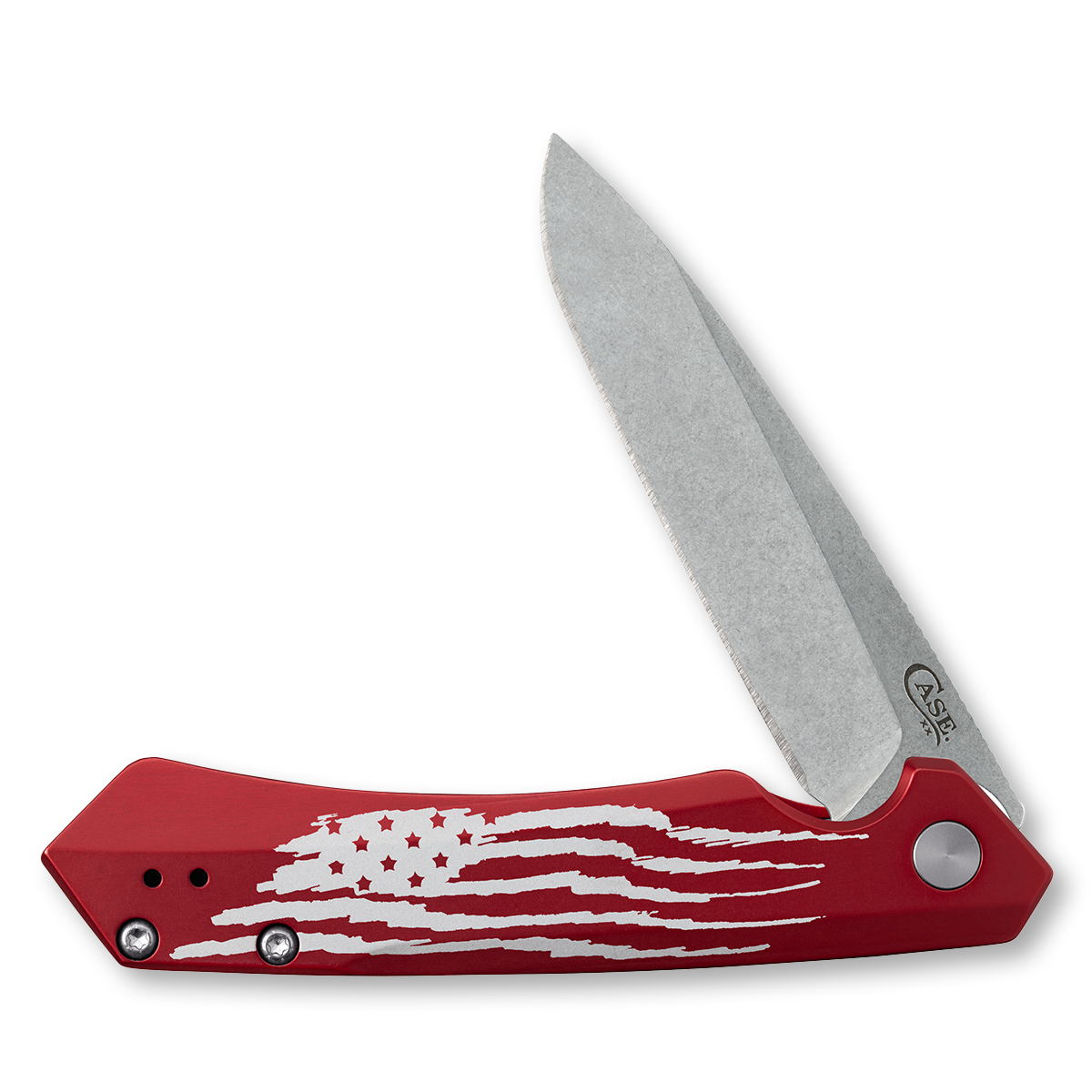 kusa✽ Case XX Kinzua Folding Knife Stonewash Spear Point/American Flag