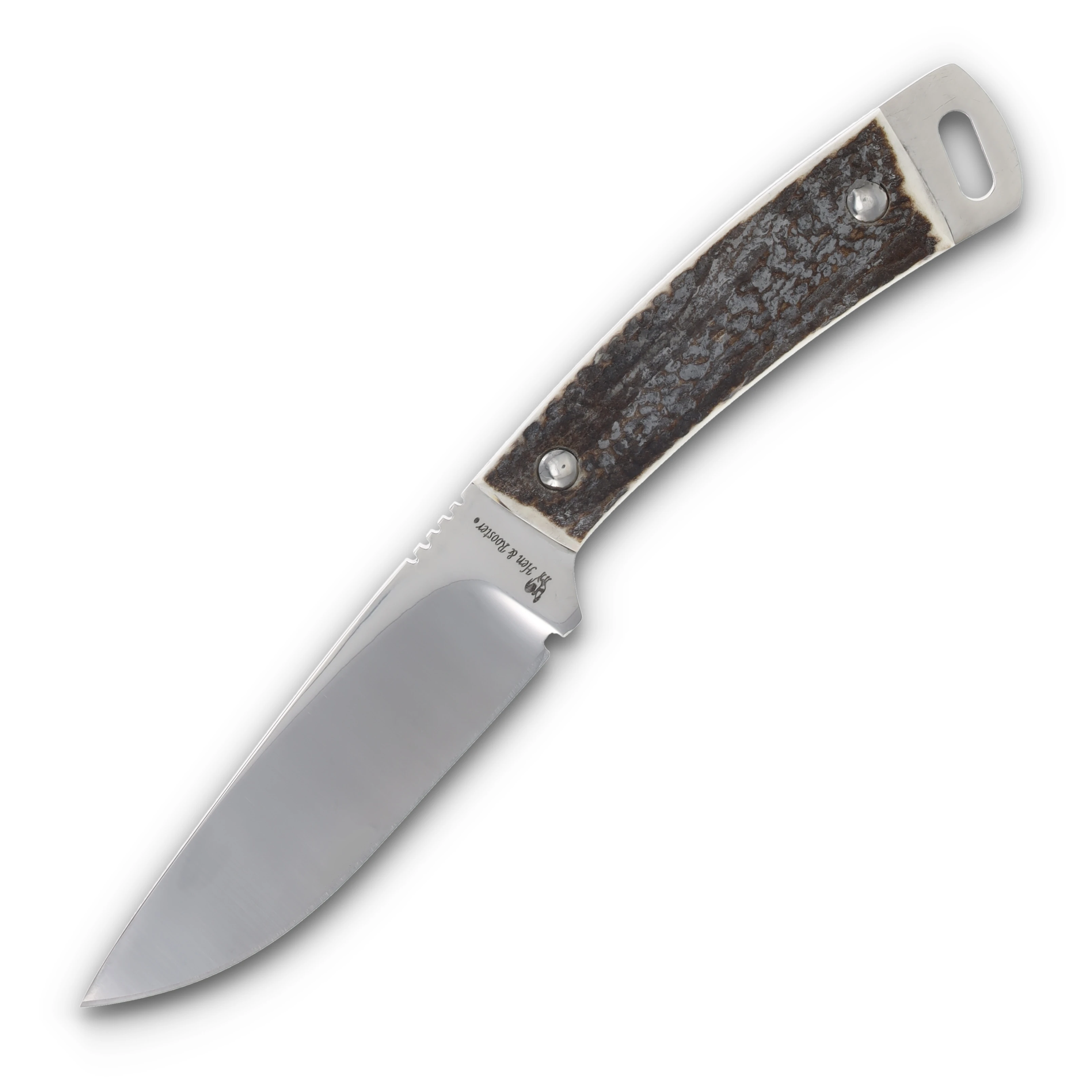 Hen & Rooster Fixed Blade Stag Skinner with Leather Sheath HRI5019 View 3