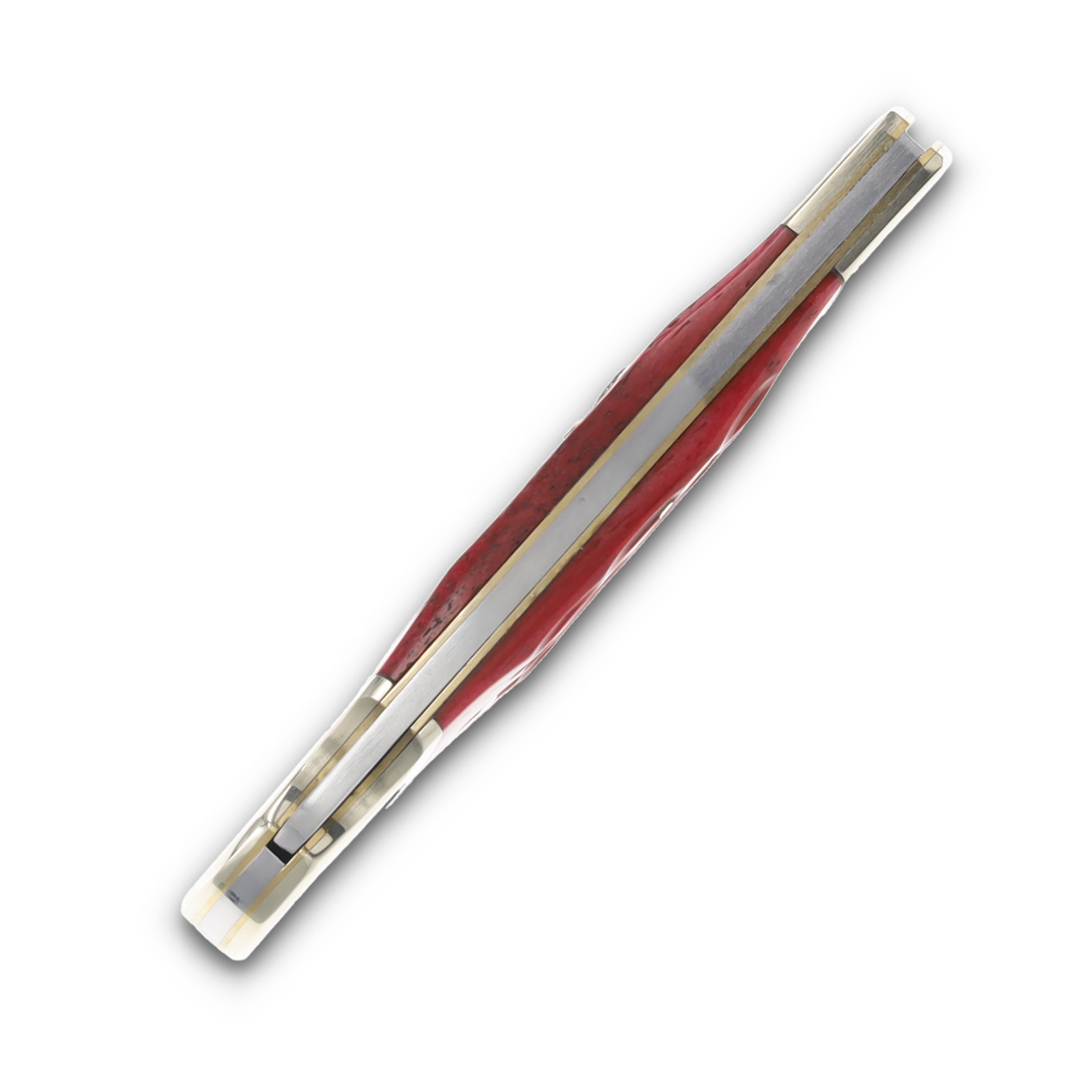 Hen & Rooster Single Blade Lockback Red Pick Bone HRI361RPB View 7