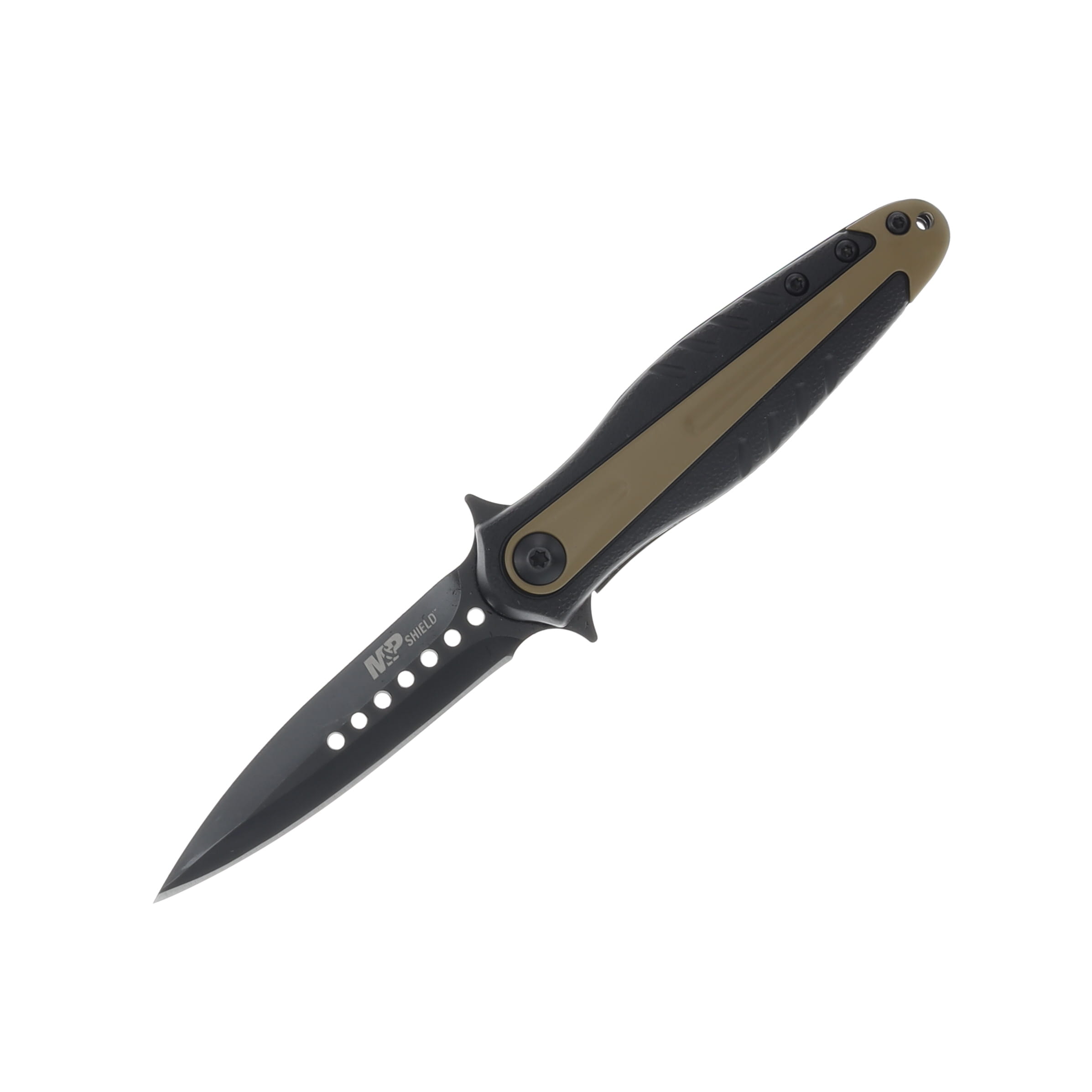 Smith & Wesson M&P Shield Folding Knife Black Dagger FDE 1085895 View 1