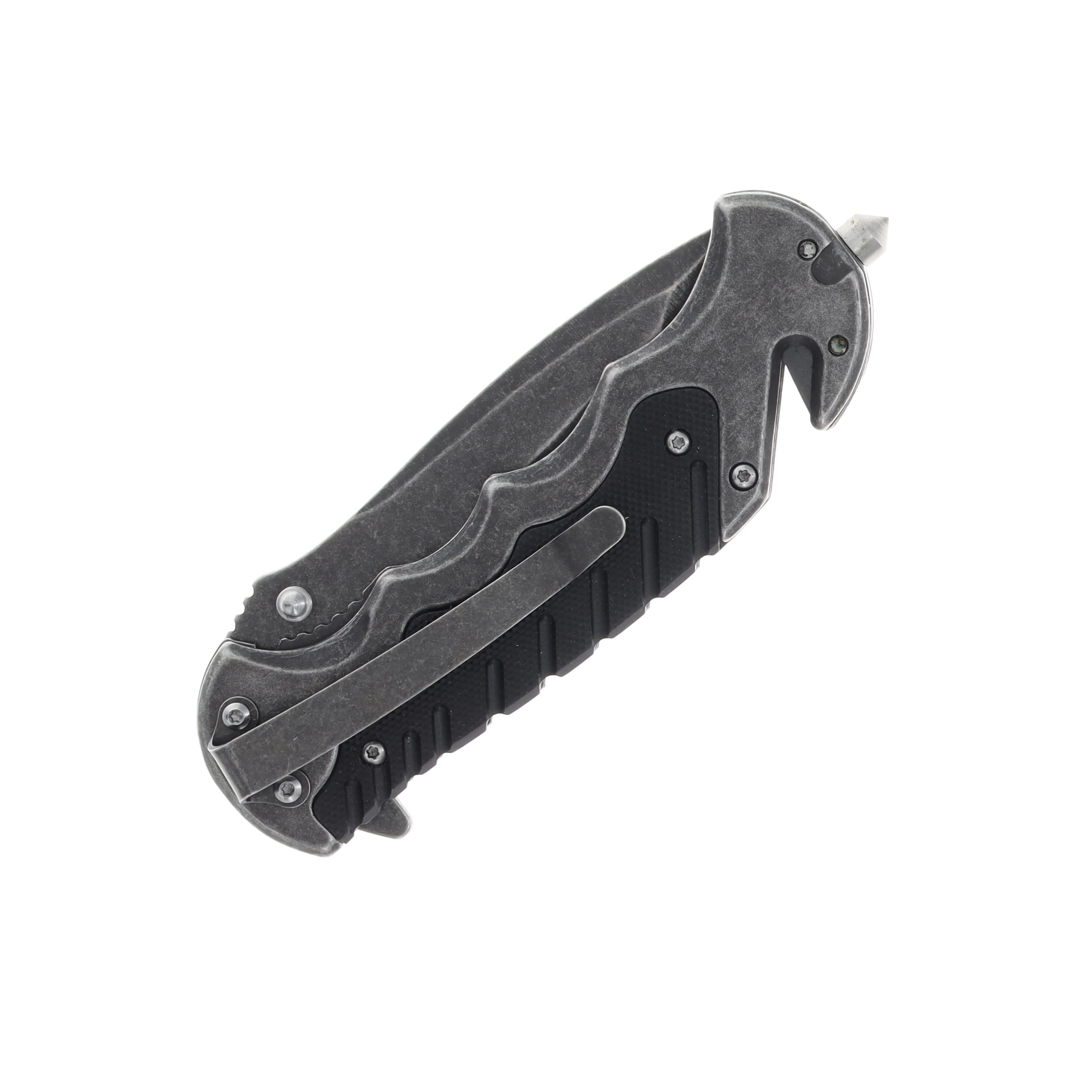 Smith & Wesson Border Guard 3.5in Black Stonewash Tanto PS Blade SWBG10SCP View 3