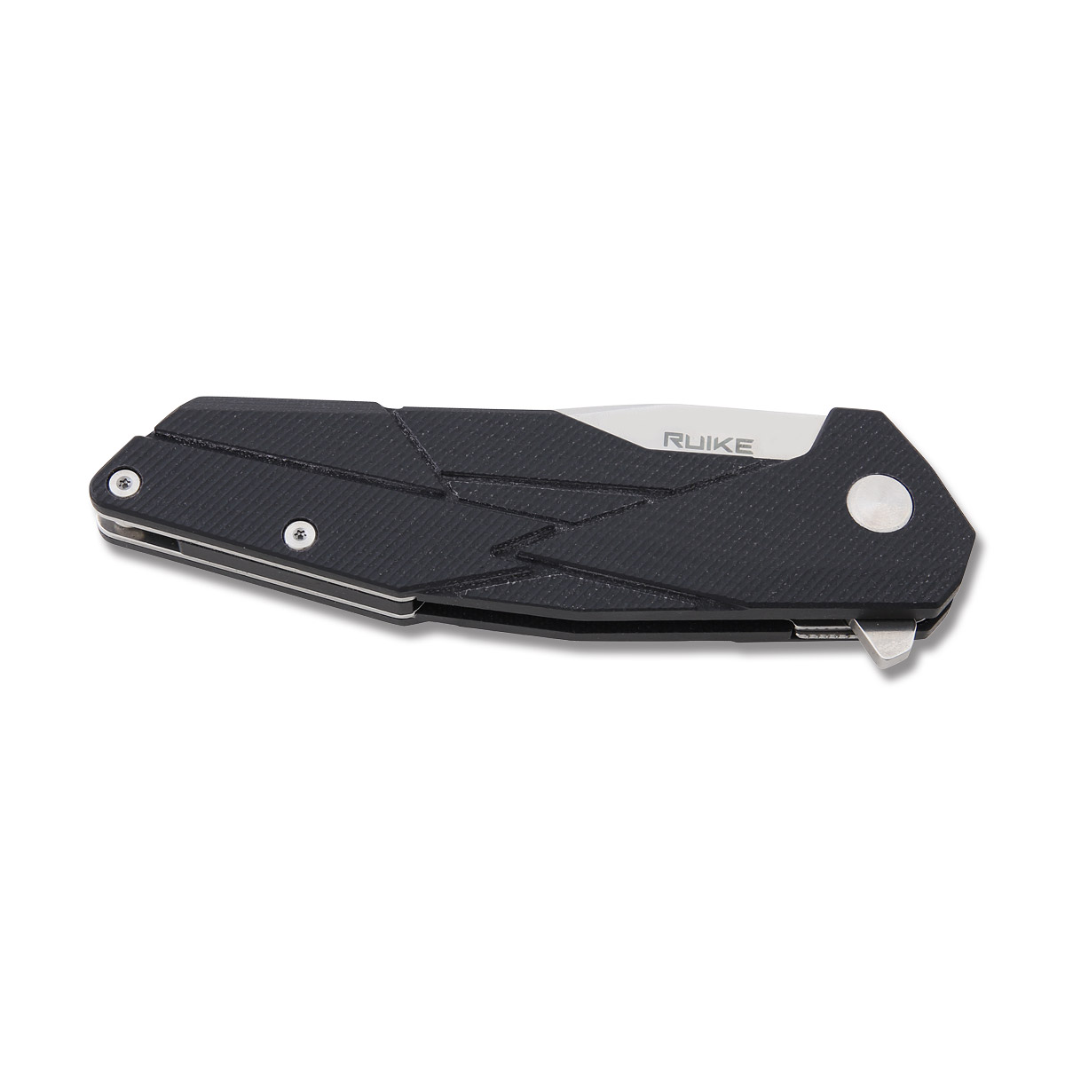 Ruike P138 Folding Pocket Knife Black G-10 Handle Sandvik 14C28N Blade RUPP138B View 4