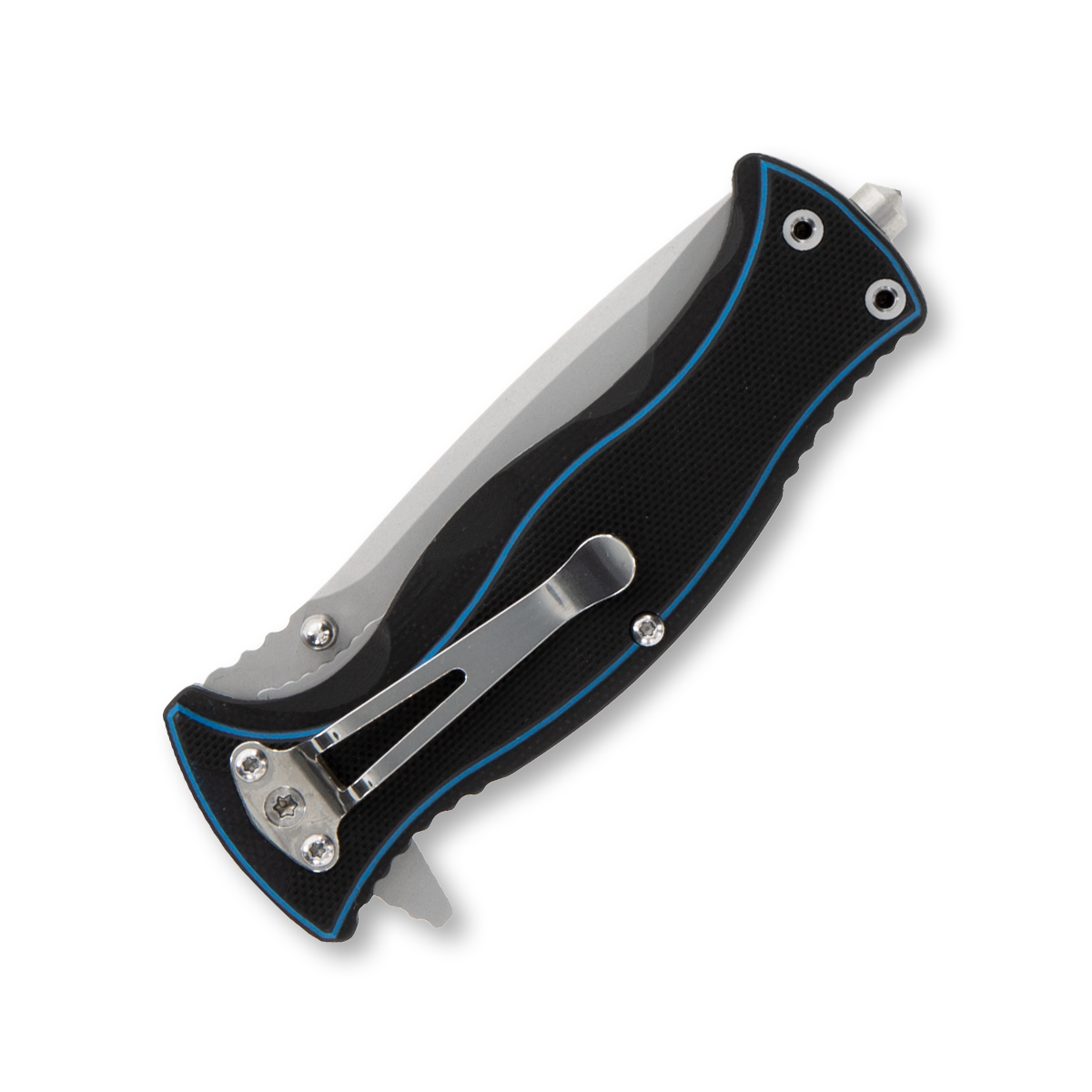 Smith & Wesson Officer Folding Knife 3.25in Partially Serrated G10 Tanto 1117204 View 2