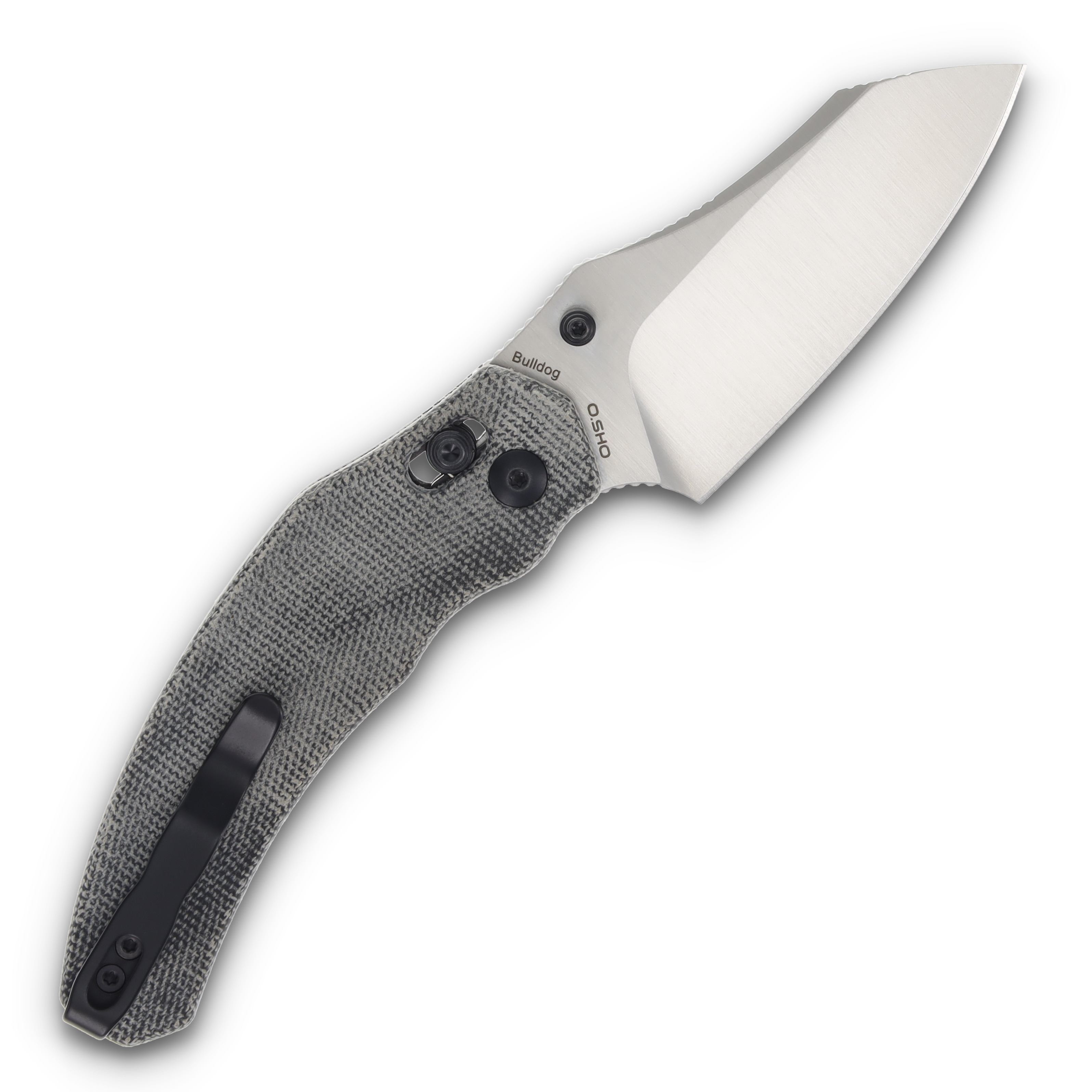 Kizer Bulldog Folding Knife Black Micarta/Black Hardware V3672C2 View 2