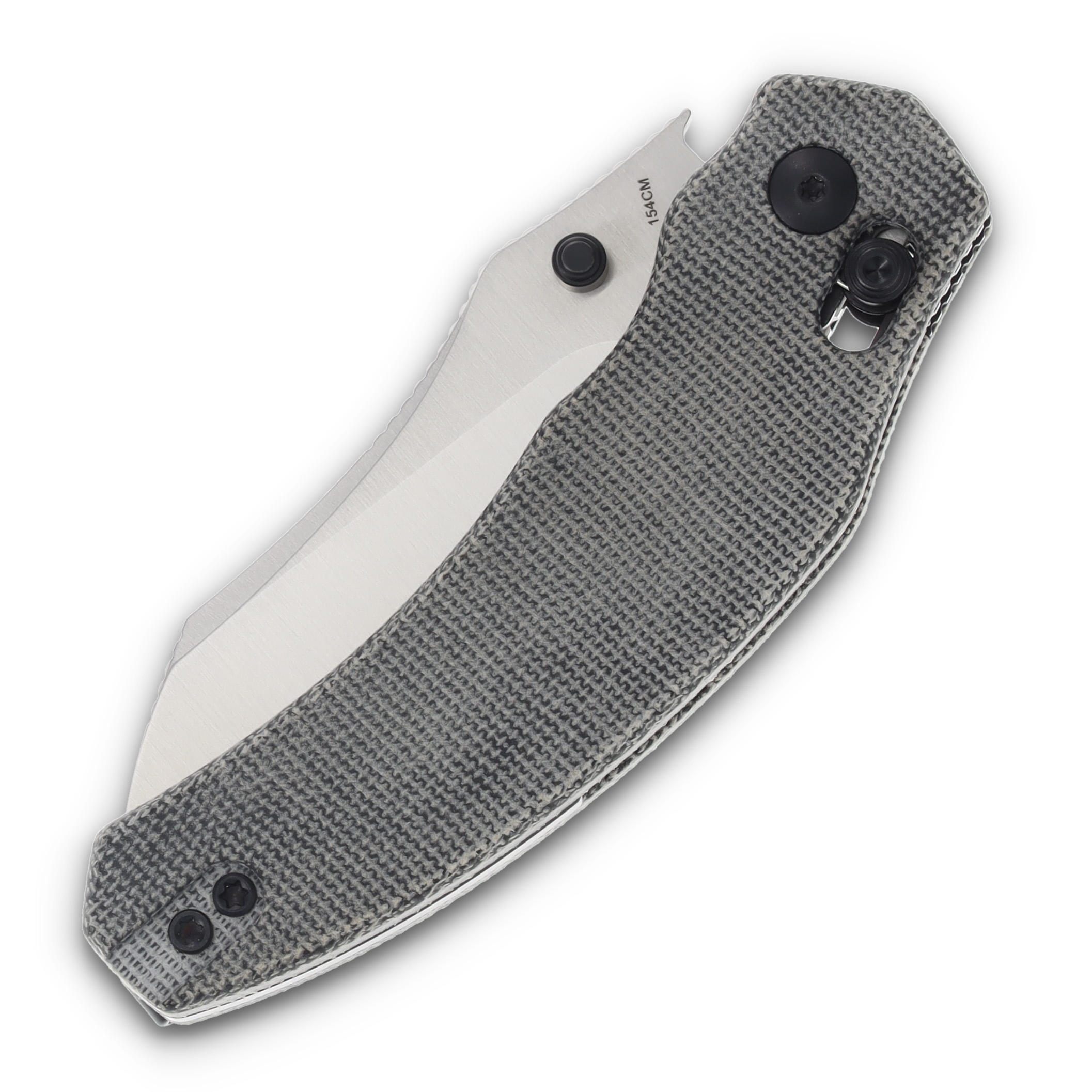 Kizer Bulldog Folding Knife Black Micarta/Black Hardware V3672C2 View 3
