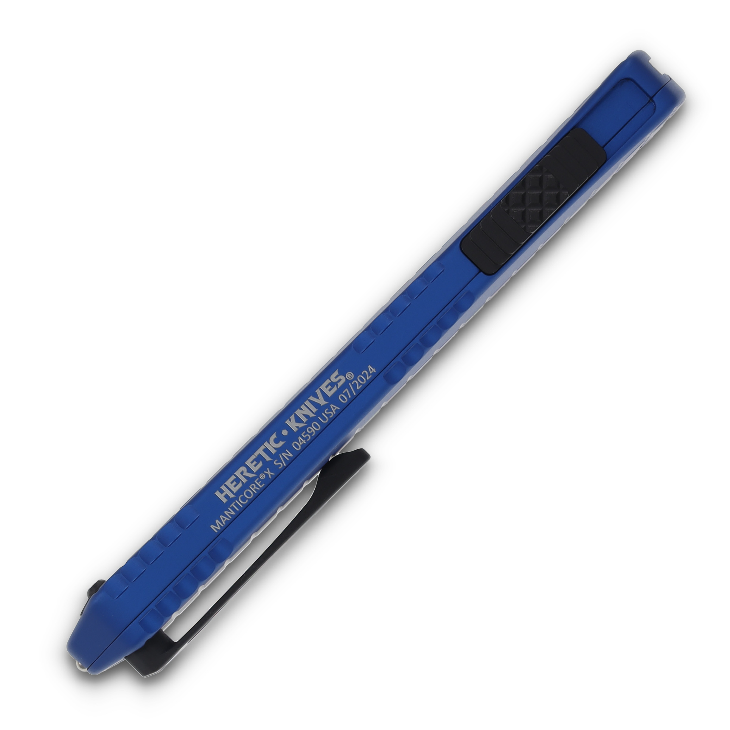 Heretic Manticore X  Boiw DLC Standard Blade with Grenade Grip Black Chassis Blue Tactical H030BF-6A-BLU View 5
