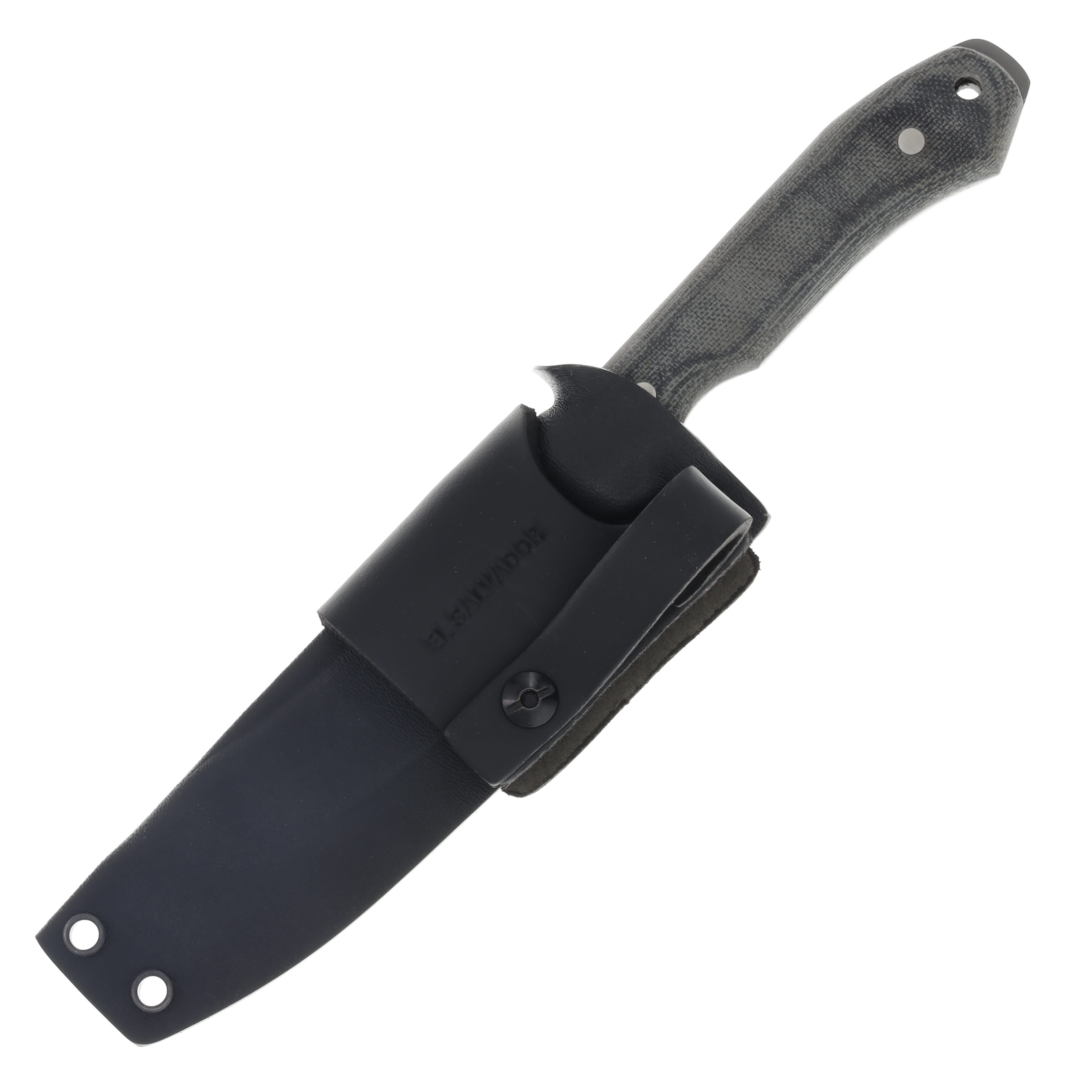 Condor Tool and Knife K Night Scullery Fixed Blade Knife 4.27in Plain Blasted Micarta CTK61748 View 3