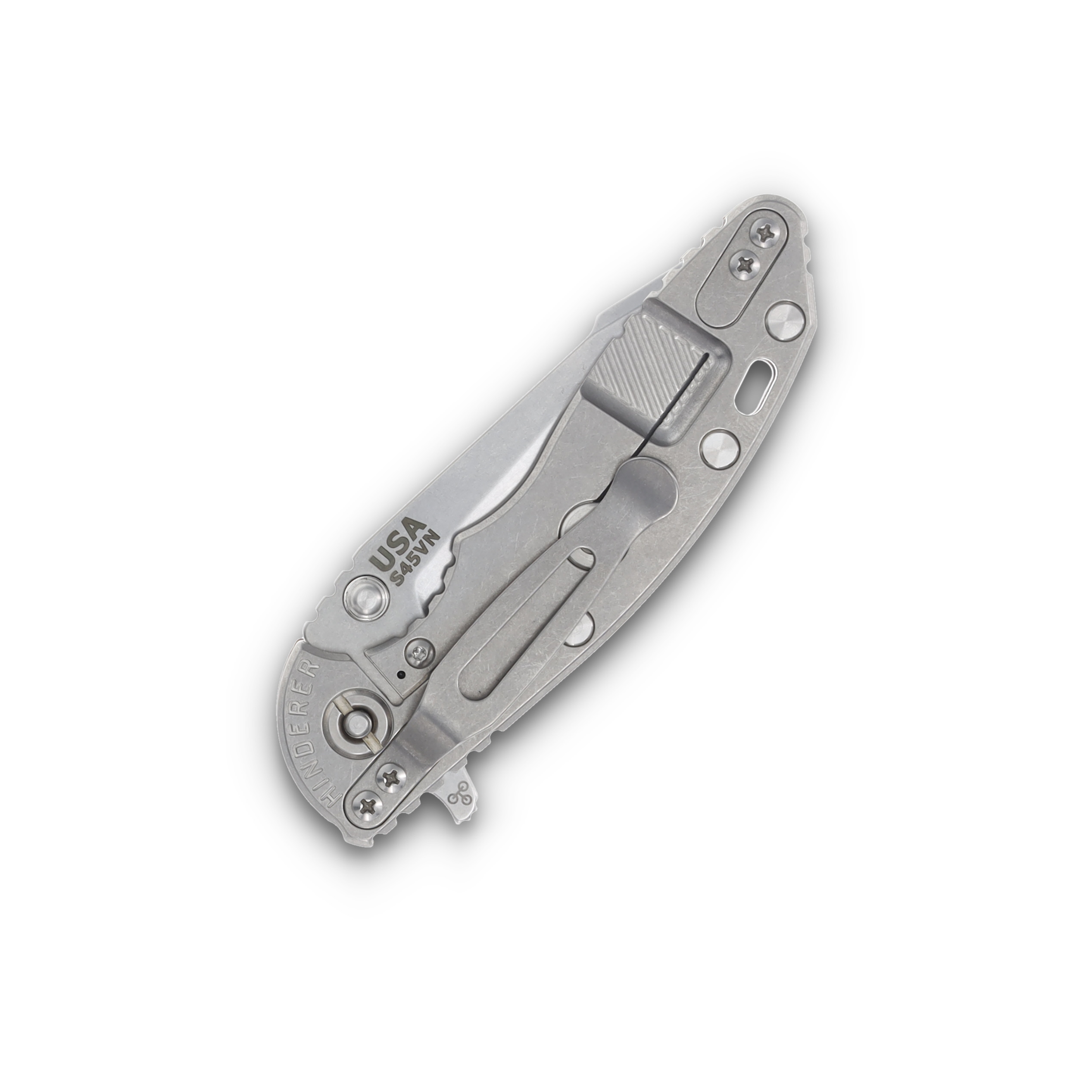 Hinderer XM-18 3.0 Harpoon Tanto Stonewash Titanium/Coyote G-10 KXM3000HTSWCY View 6