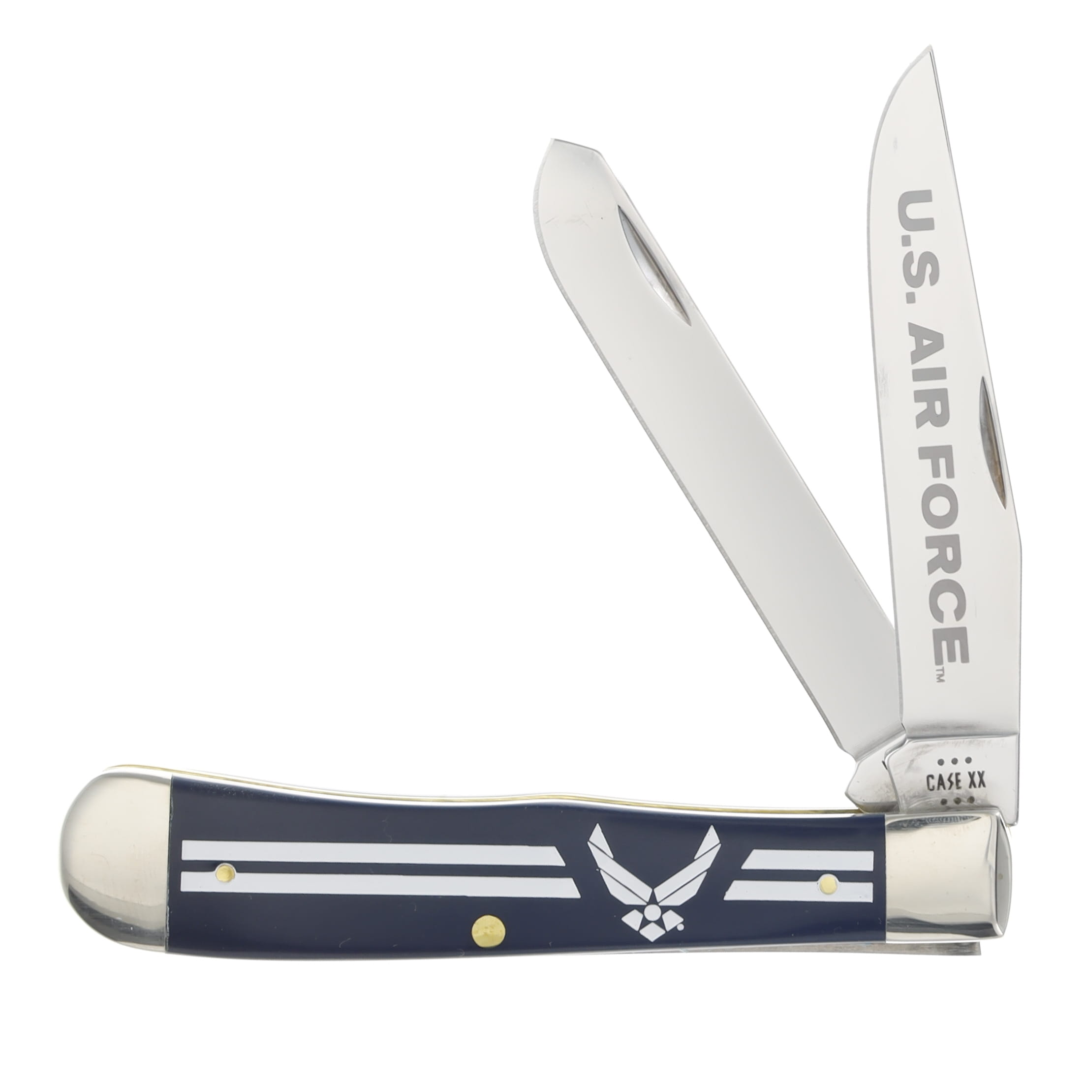 Case XX U.S. Air Force Blue Synthetic Trapper Folding Knife