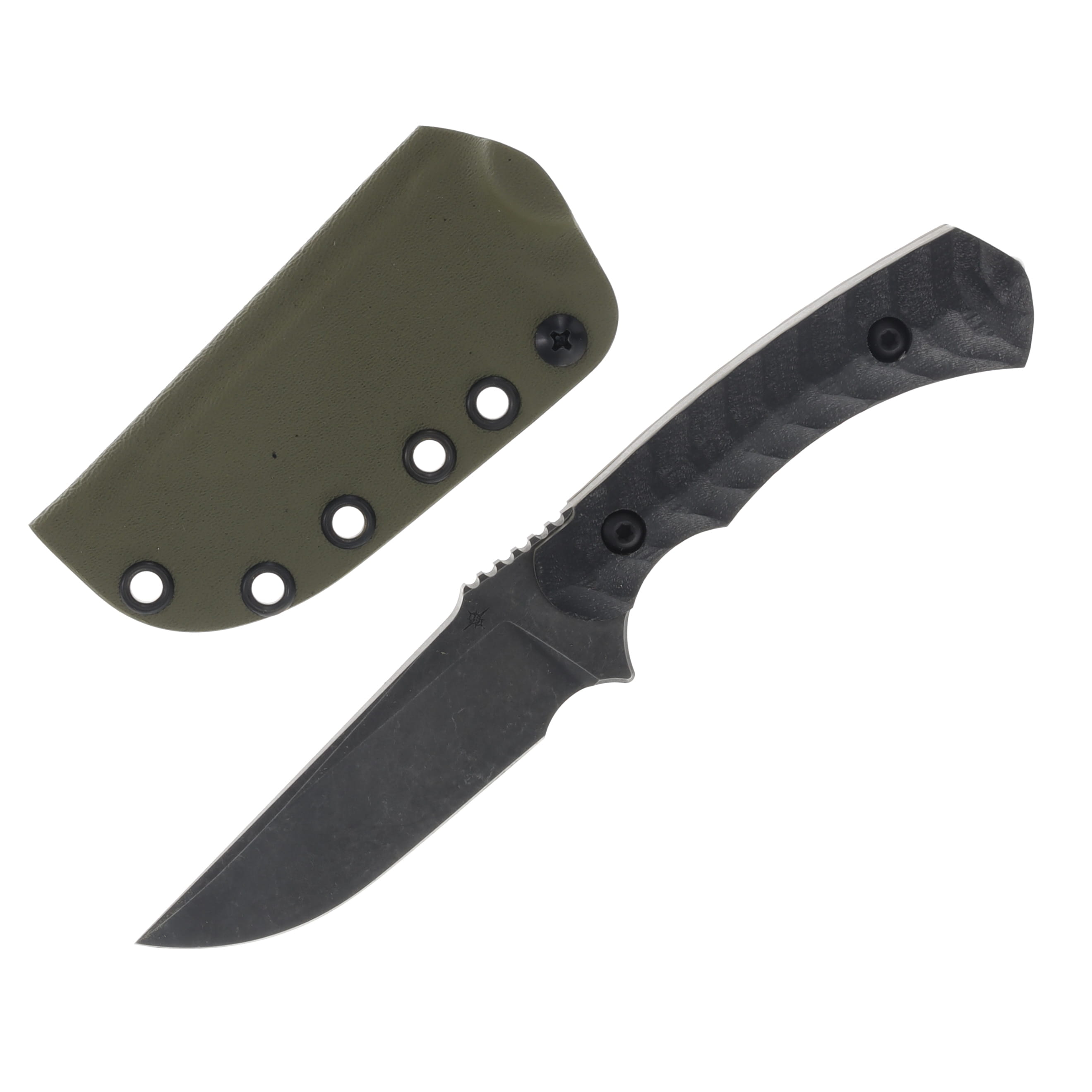 TOOR Brauler Bomber Black 3.87 Inch Plain Black Drop Point BRAULERBB View 1