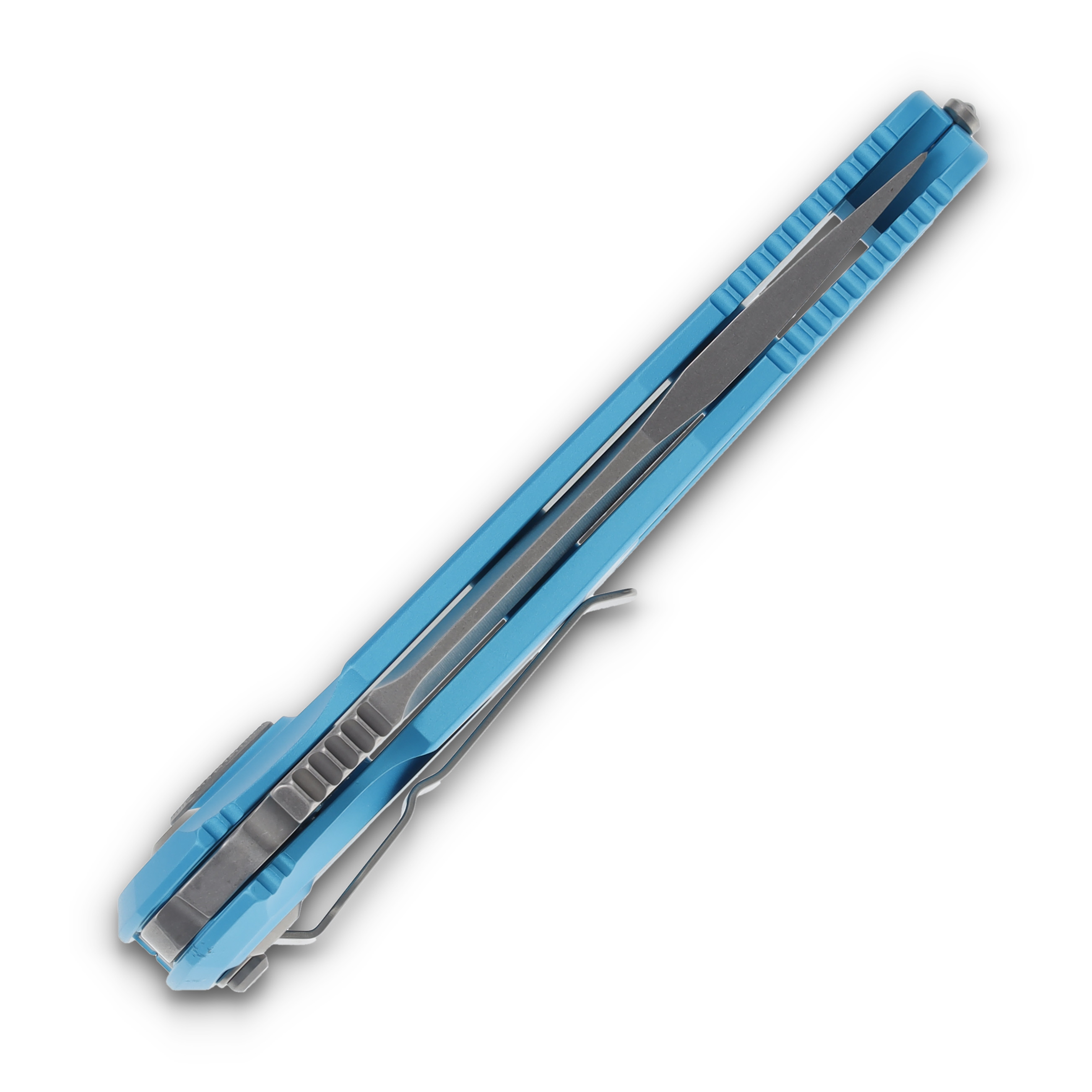 Microtech Socom Elite OTS Automatic 4.05in Plain Single Edge Turquoise AUMT160A10TQ View 3
