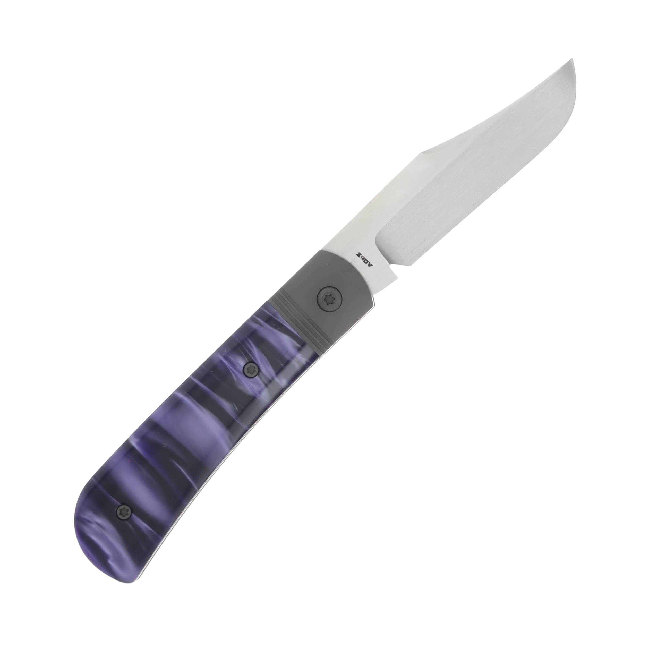 Jack Wolf Benny's Clip Folding Knife Cosmic Purple Kirinite BENNY-02-KIR-COS-PUR View 2