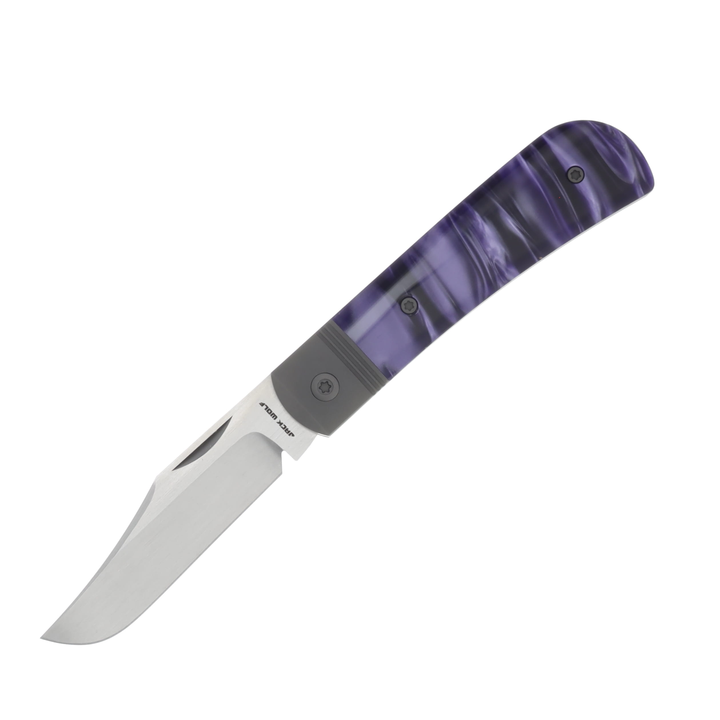 Jack Wolf Benny's Clip Folding Knife Cosmic Purple Kirinite BENNY-02-KIR-COS-PUR View 1
