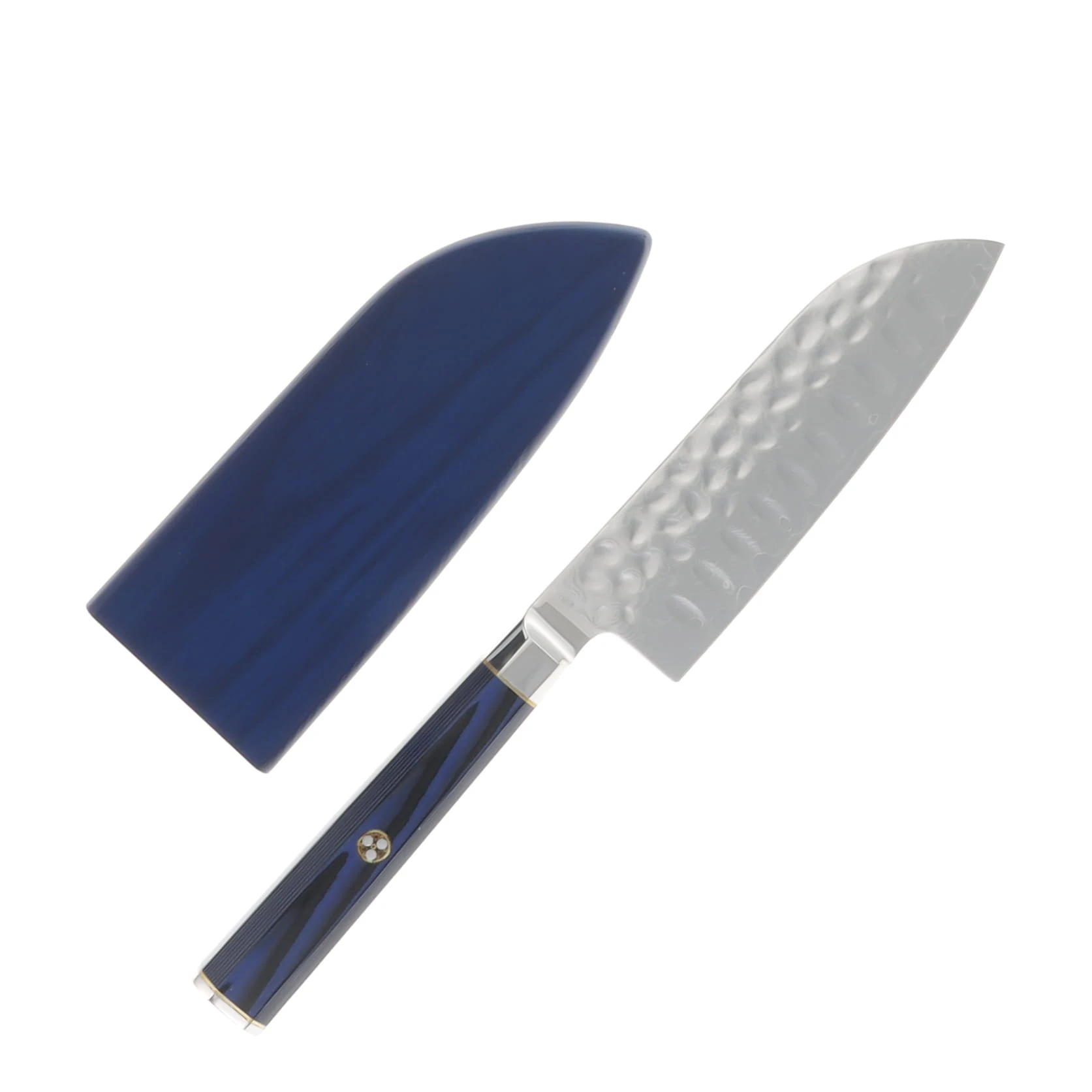 Cangshan Kita Series X 7 Kitchen Knife 5in Plain Santoku Damascus Sheath 503886 View 2